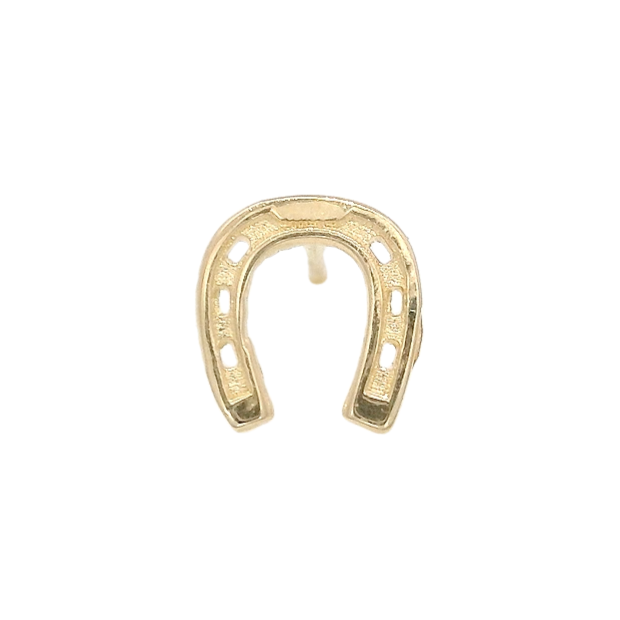 PIERCING HORSESHOE IN 14KT YELLOW GOLD