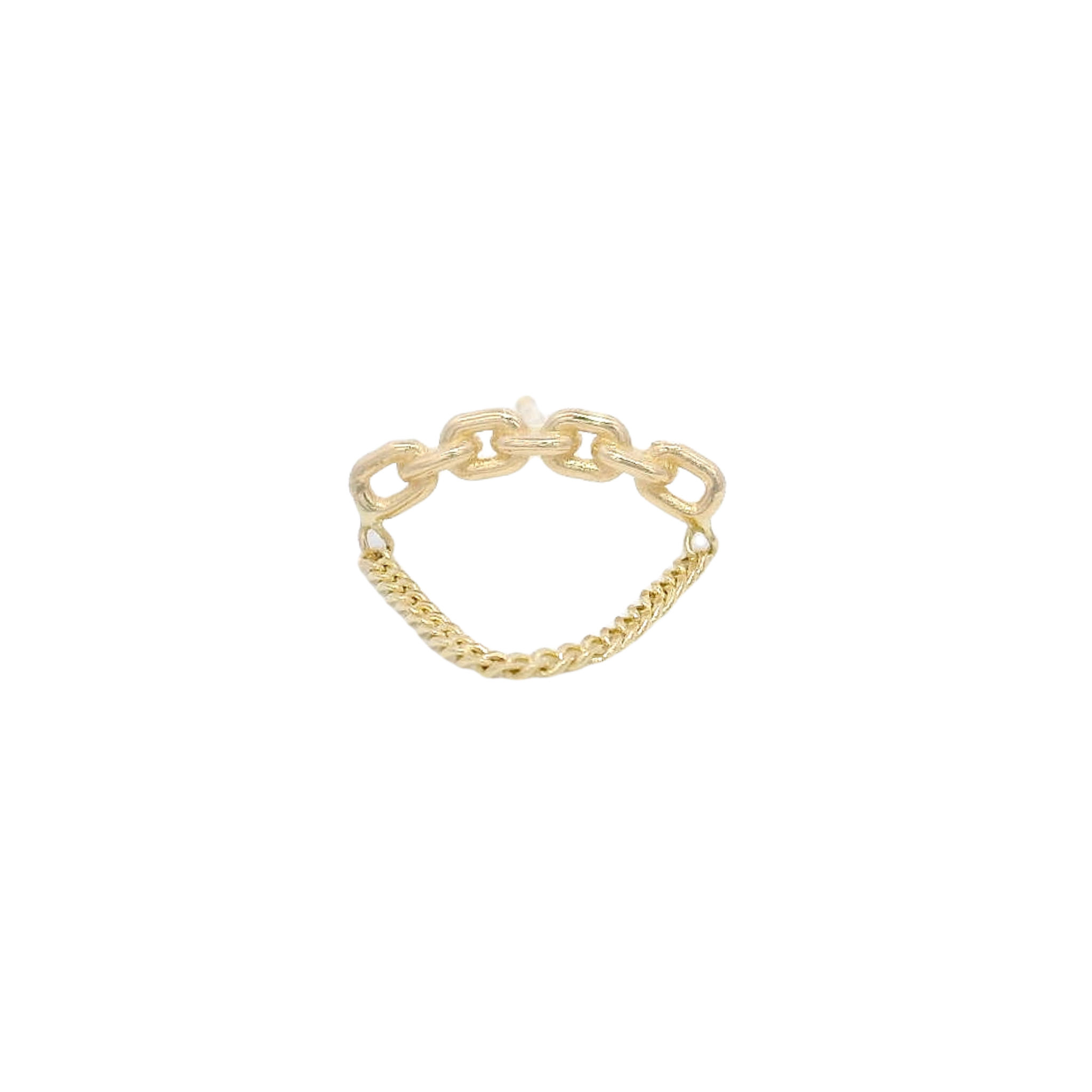 PIERCING LINKS CHAIN IN 14KT YELLOW GOLD