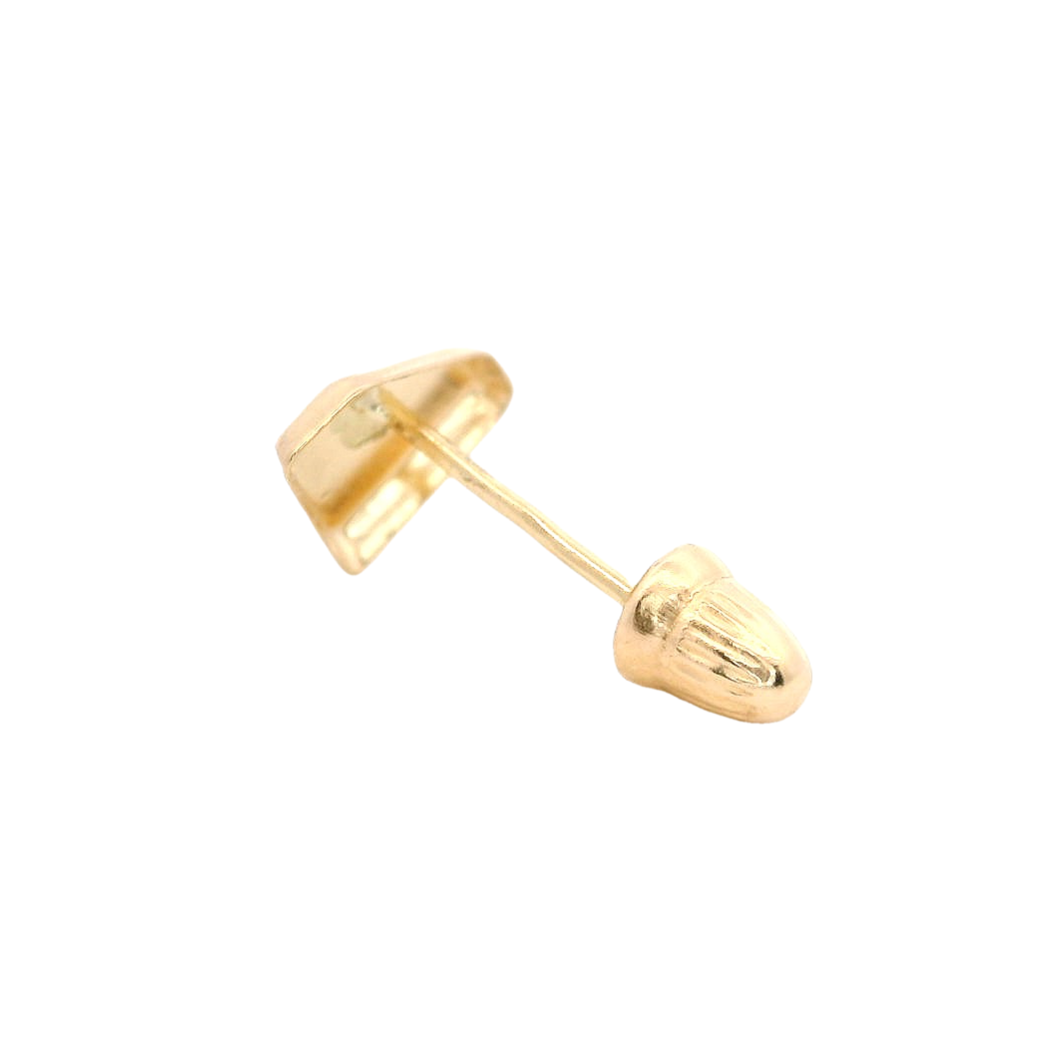 PIERCING FACETED DIAMOND IN 14KT YELLOW GOLD
