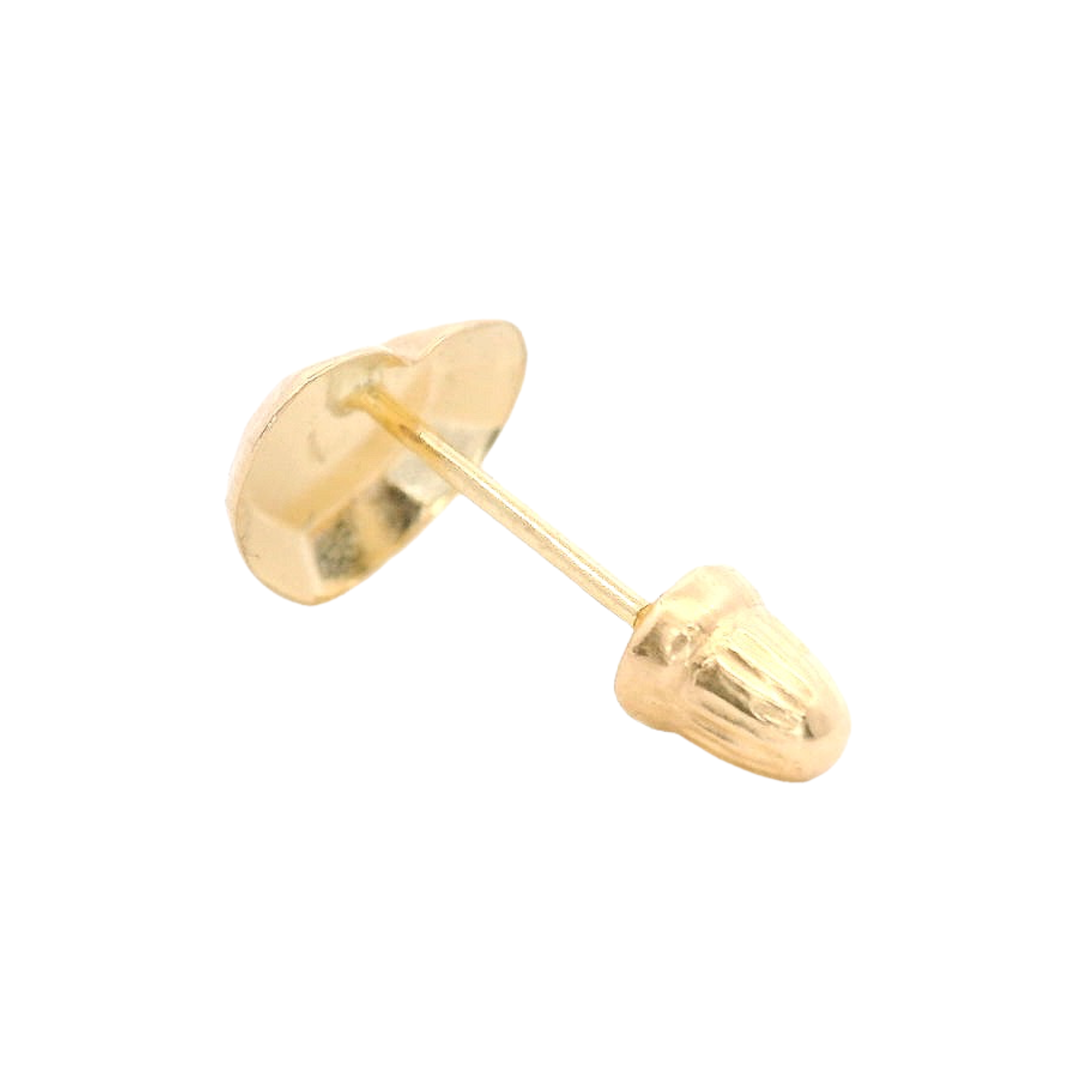 PIERCING FACETED HEART IN 14KT YELLOW GOLD