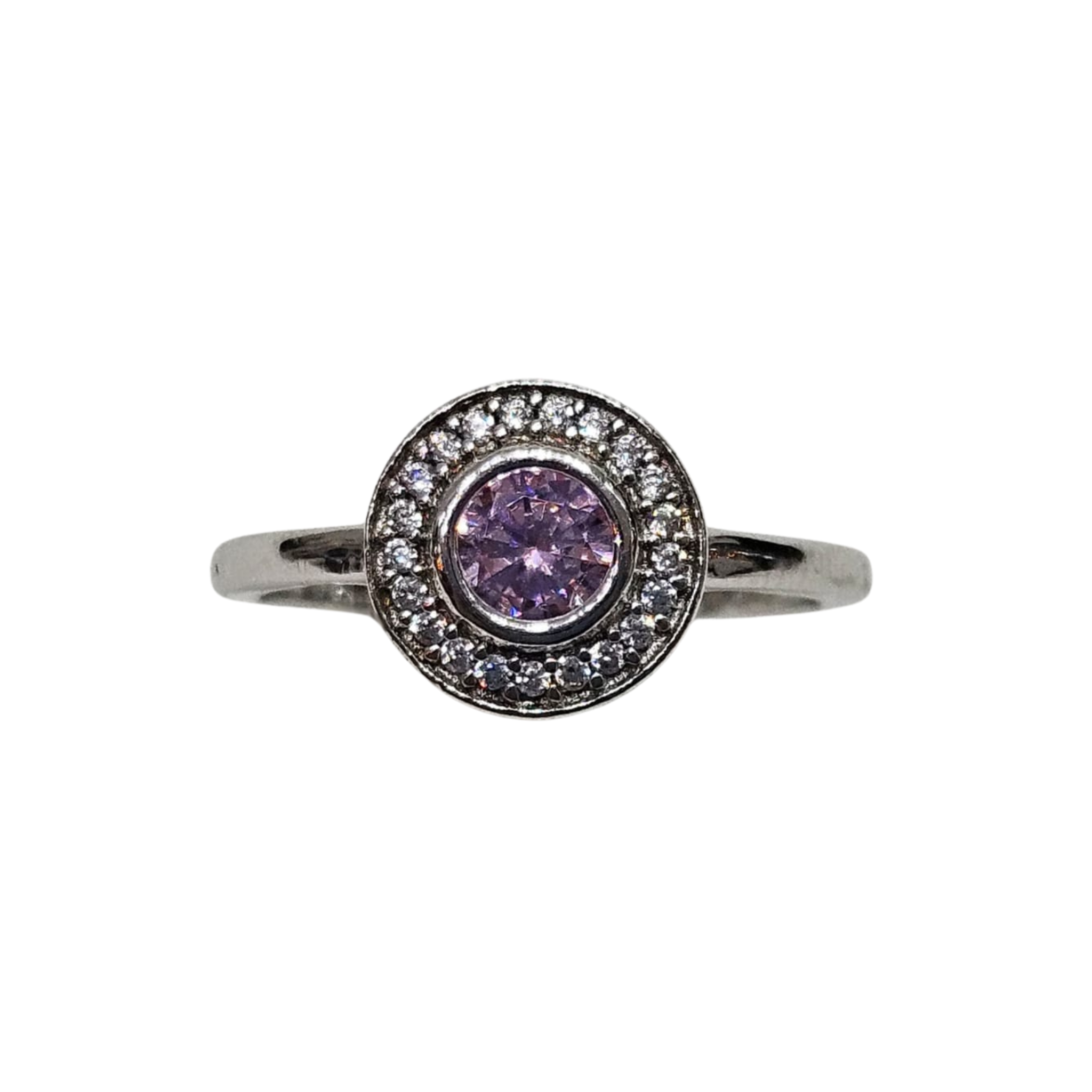 CLEAR CZ SEP BIRTHSTONE RING