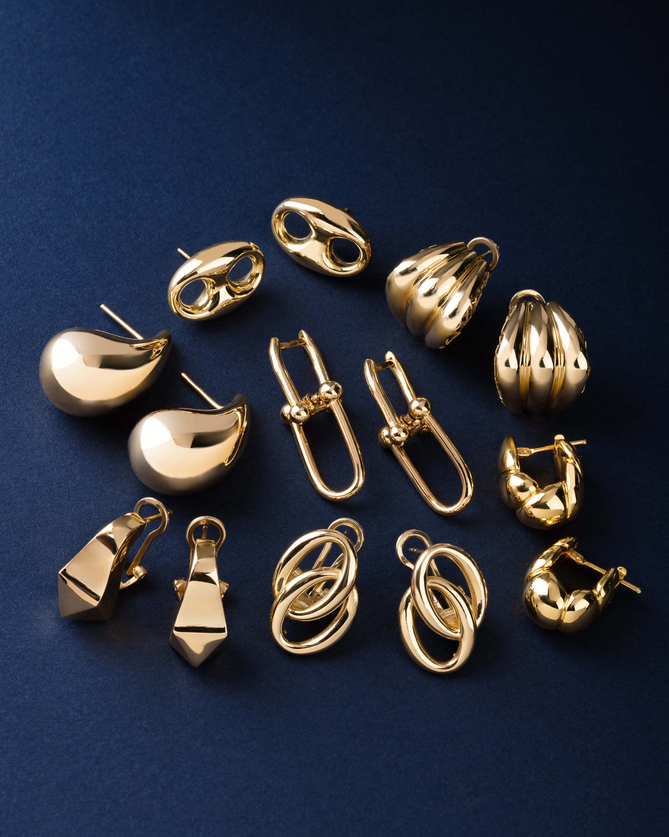 14 KY CHUNKY MARINER STUD EARRINGS
