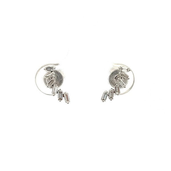 D0.28 14KW BAGUETTE EARRINGS