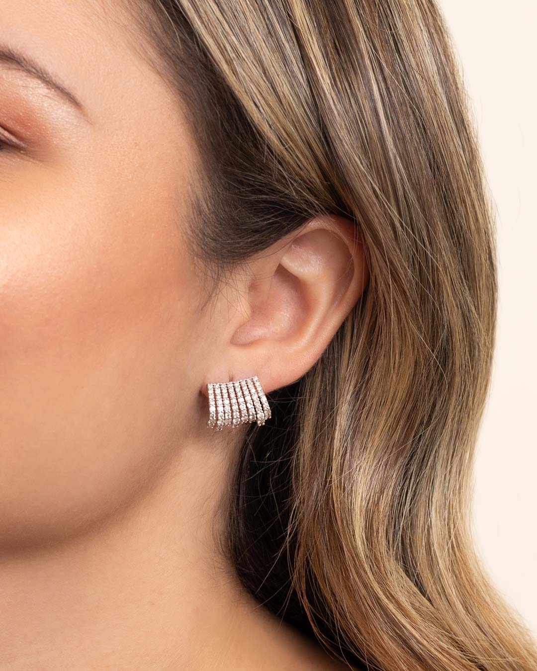 14K WHITE GOLD EARRINGS
