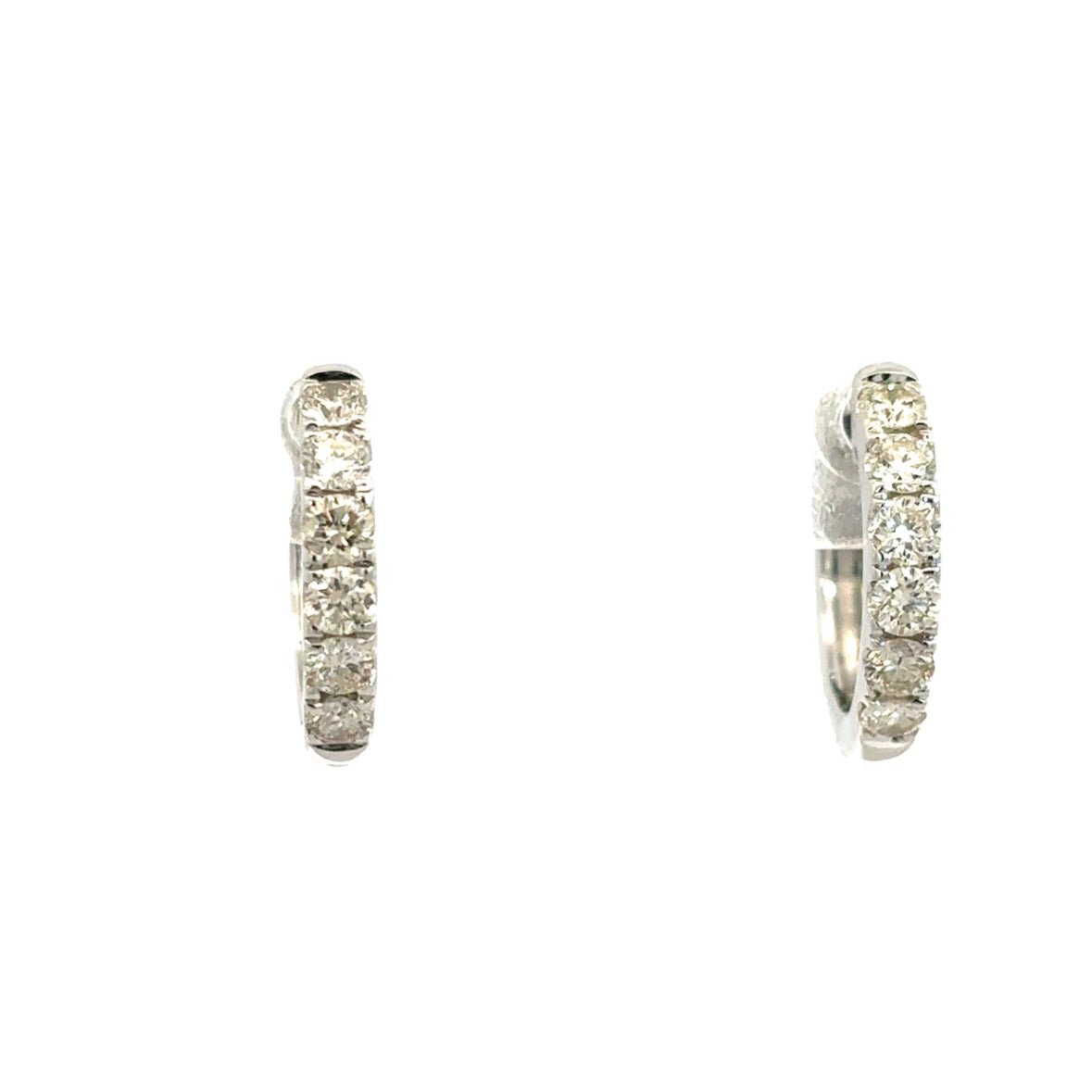 D0.42CT 14KW SEMI PAVE HUGGIES - C'SANTOS