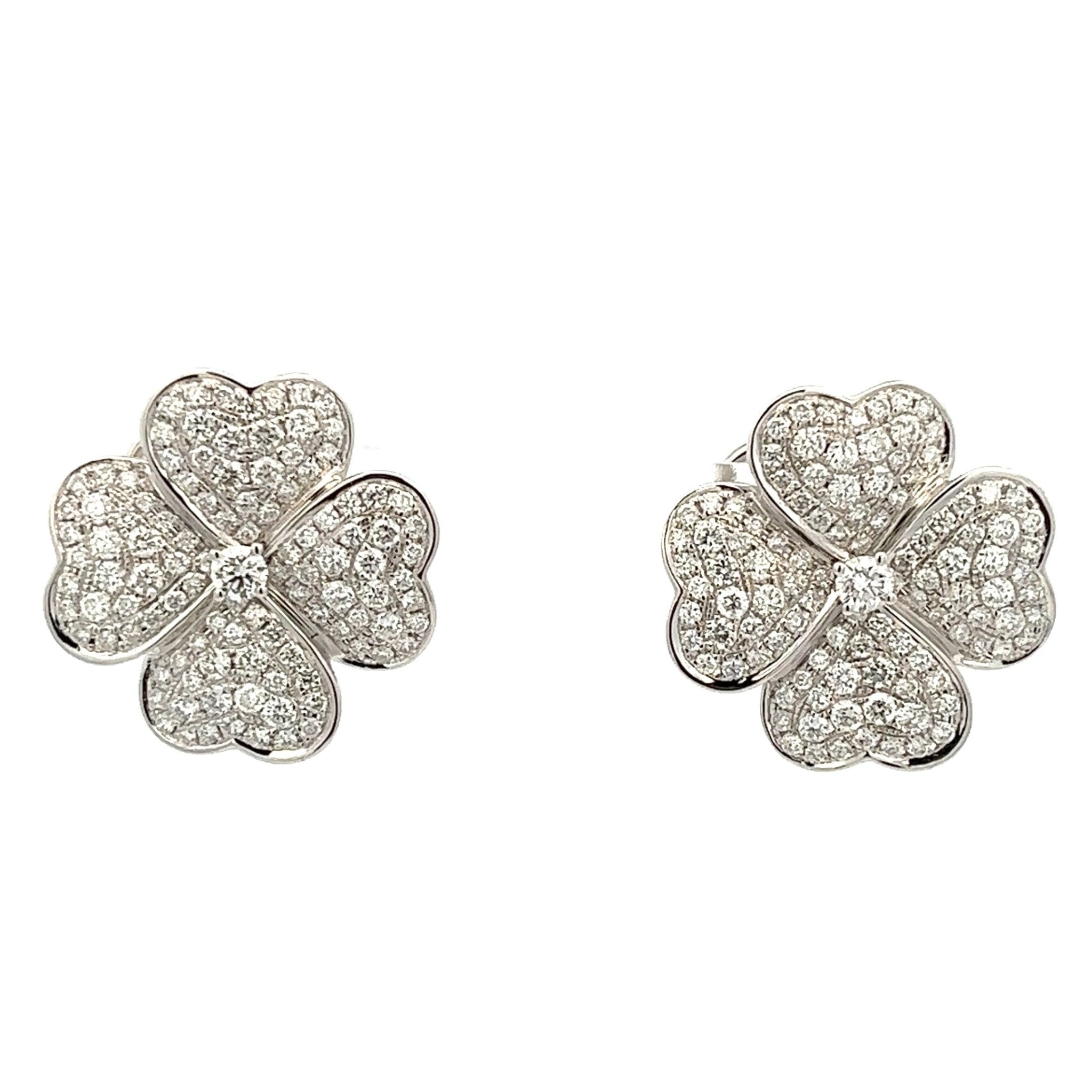 D3.01 18KW FLOWER EARRINGS - C'SANTOS