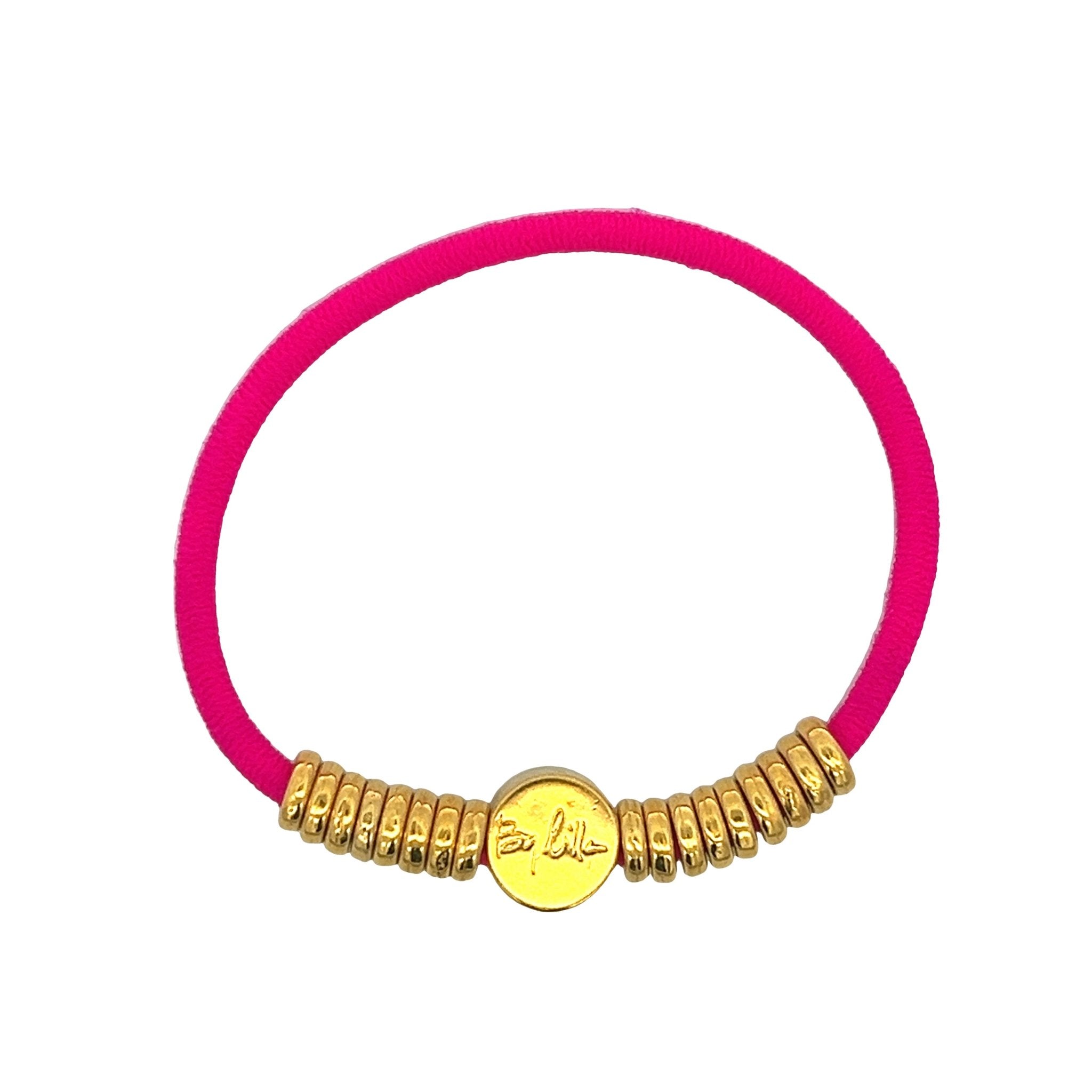 HAIR BRACELET WITH GOLDEN RINGS - C'SANTOS
