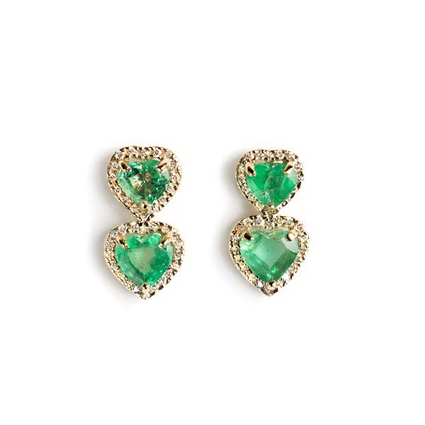 HOPEFUL EMERALD EARRINGS