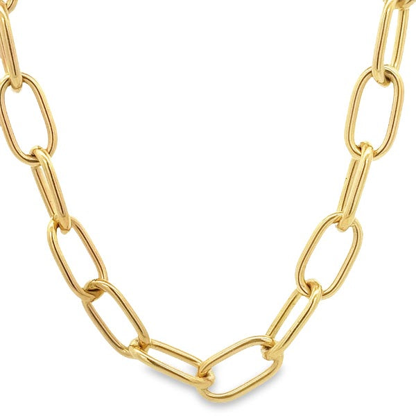 14K GOLD OVAL LINK CHAIN