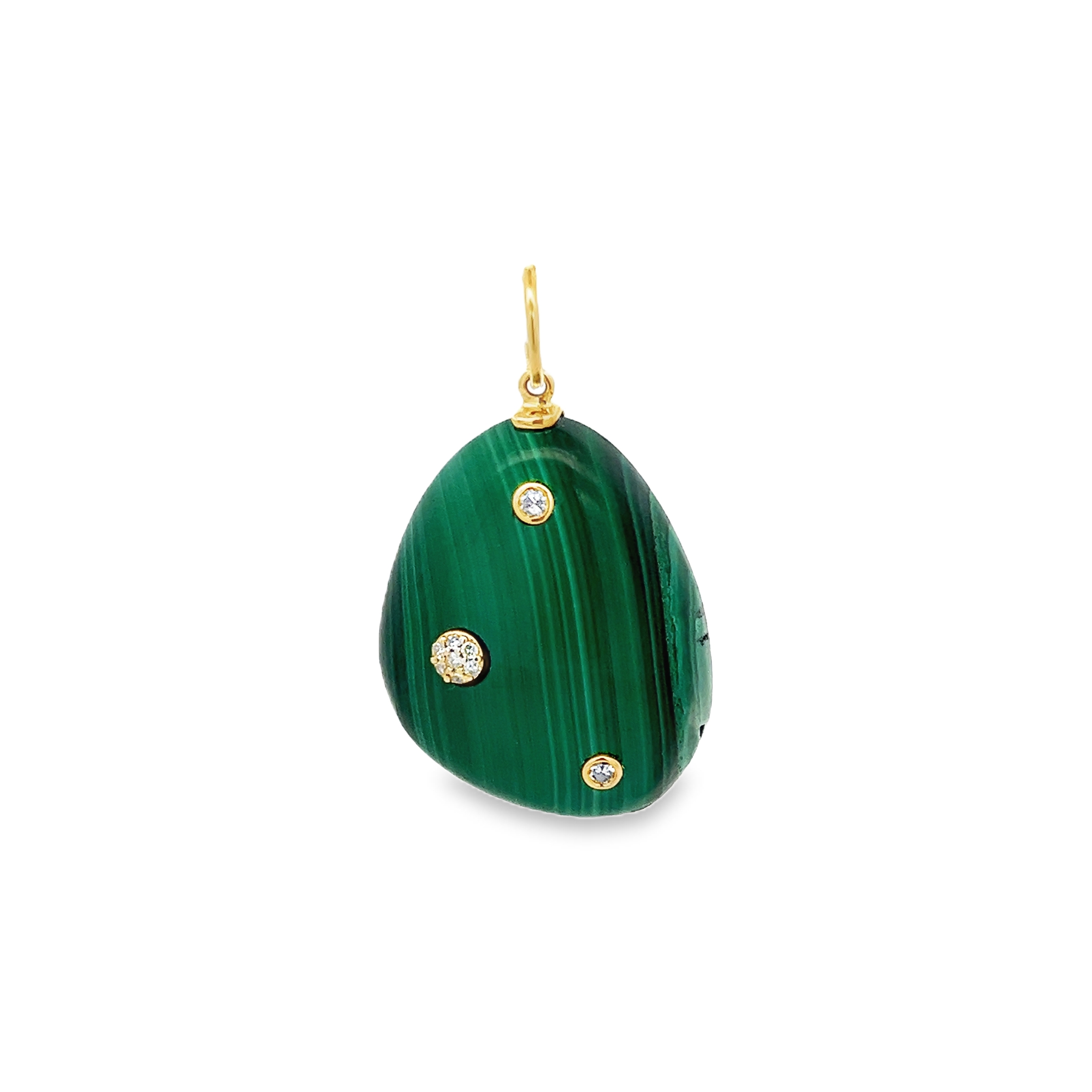 D0.06CT 14KY DROP AND TRIPLE BEZEL CHARM MAL25.85CT
