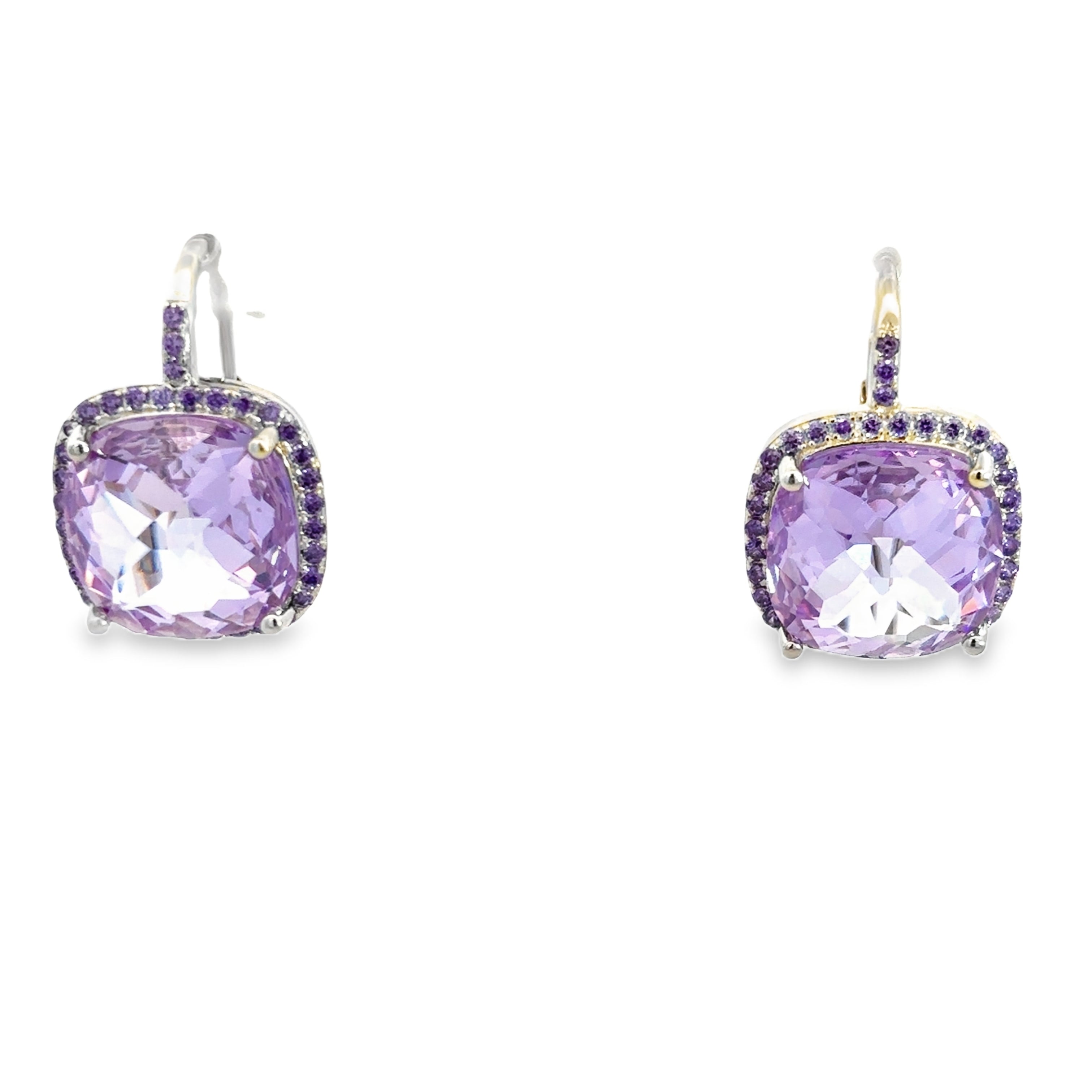 BIG SQUARE EARRINGS IN 925 SILVER