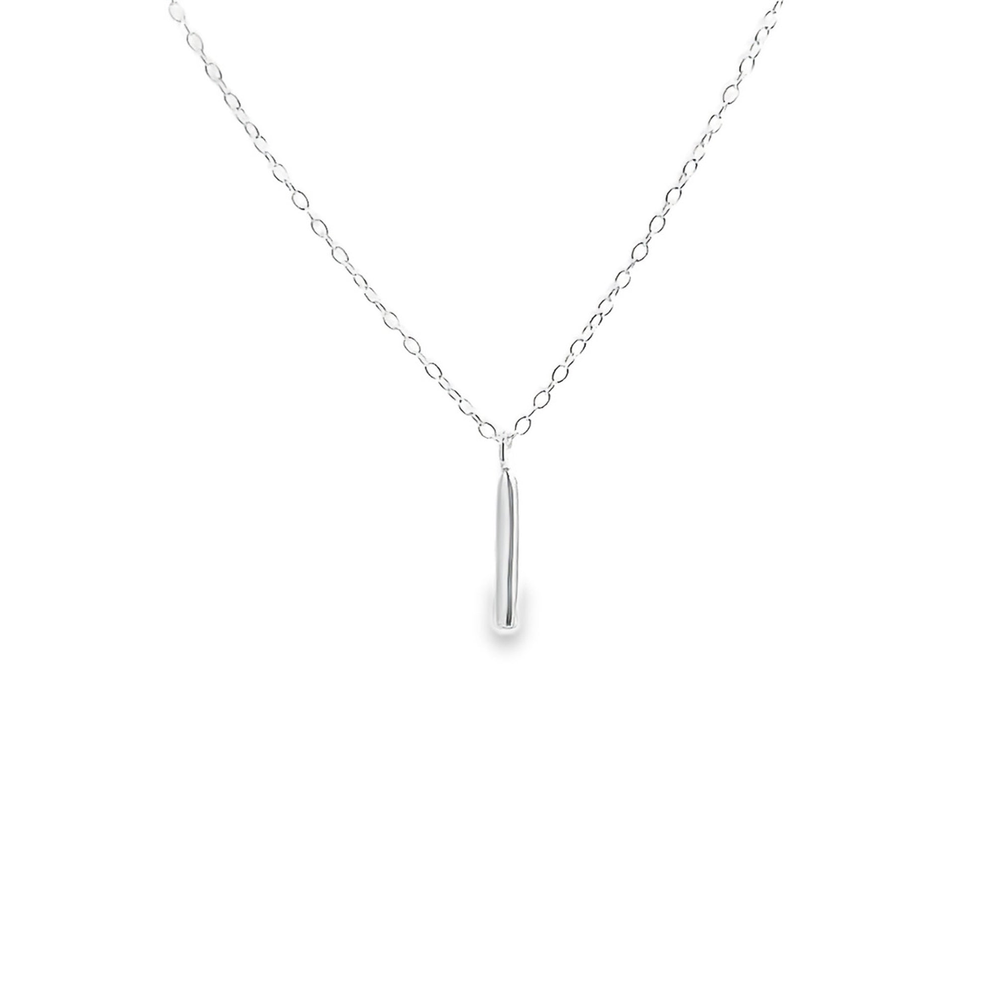925SL LETTER I NECKLACE