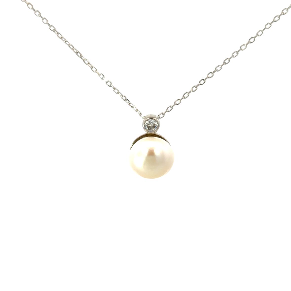 925SS BEZEL AND PEARL SET