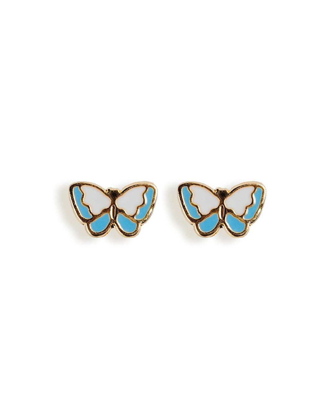 14K BUTTERFLY EARRINGS