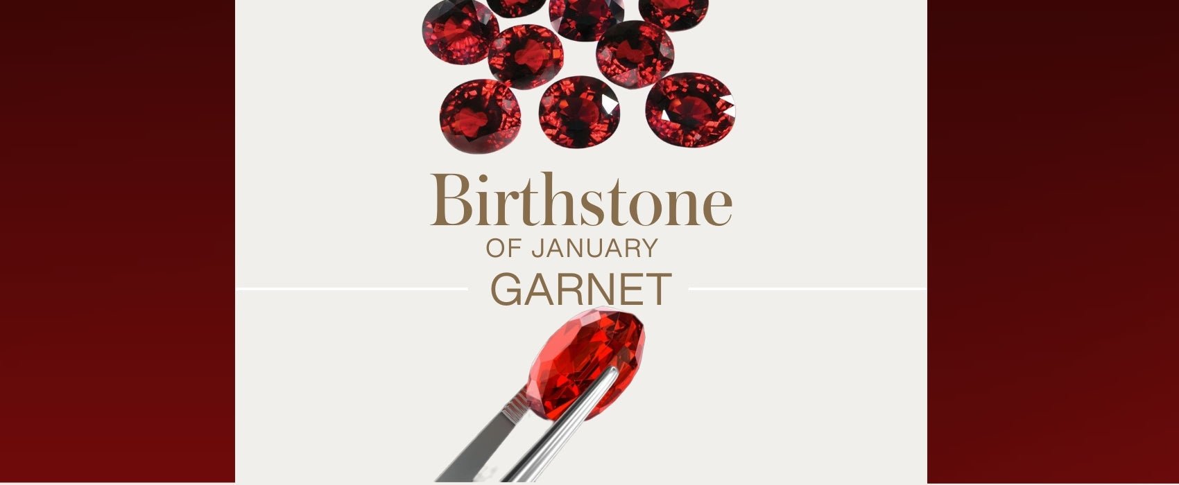 Birthstone of January: Garnet - C'SANTOS