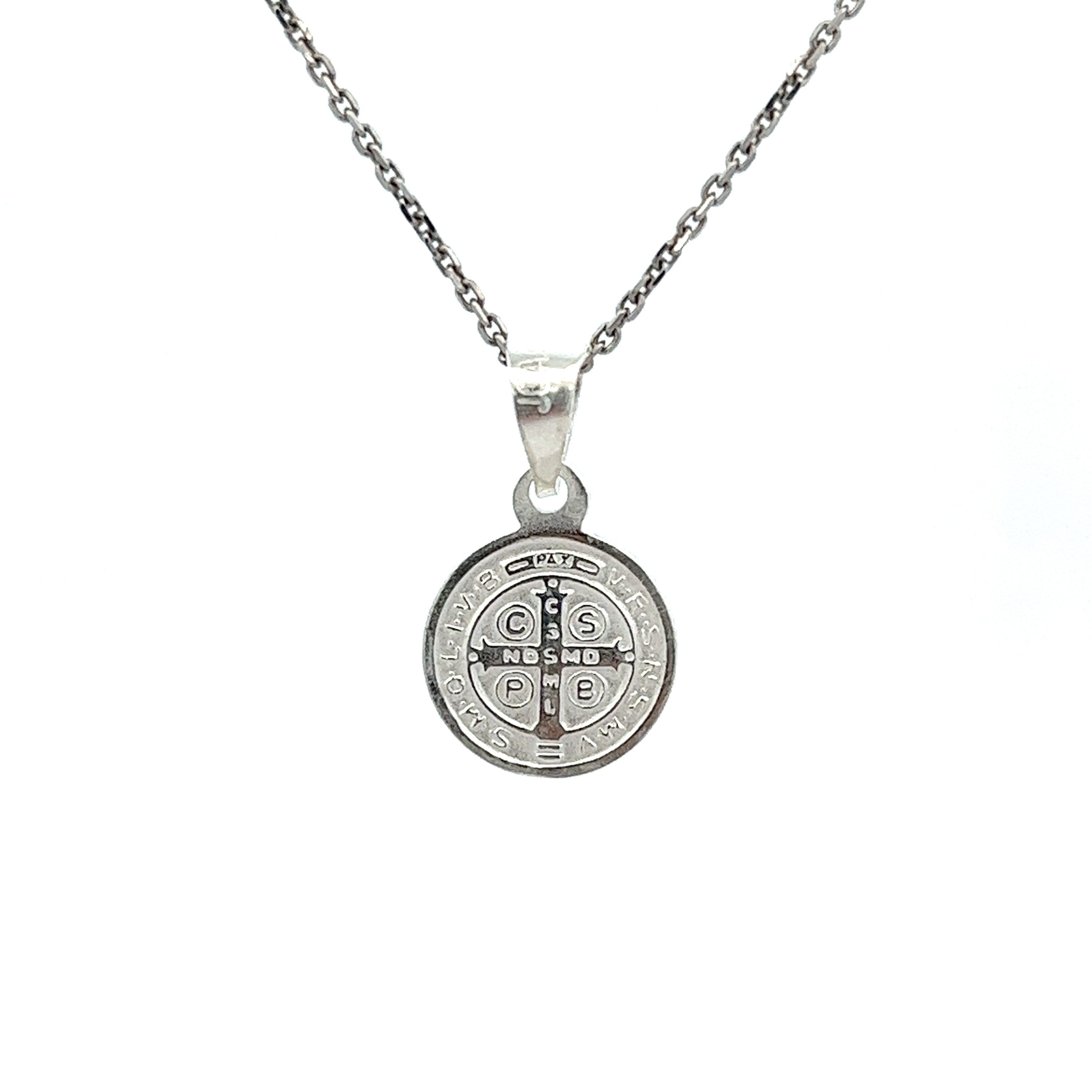 925 SILVER SAINT BENEDICT SMALL MEADAL