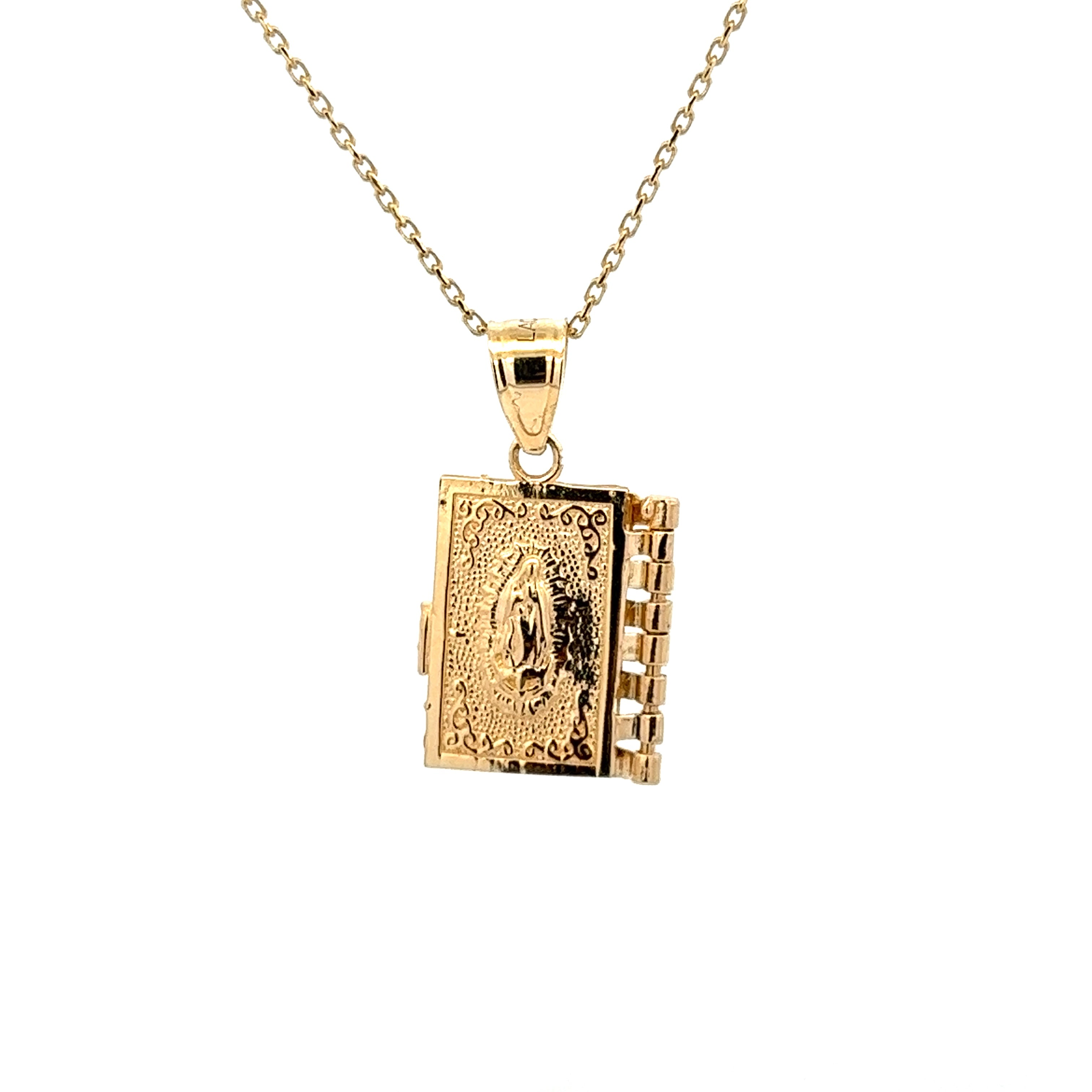 14K GOLD CHARM BOOK OF THE OUR FATHER