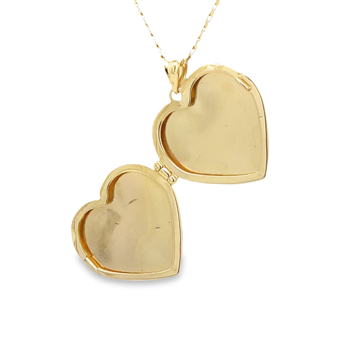 14K GOLD I LOVE YOU RELIQUARY HEART