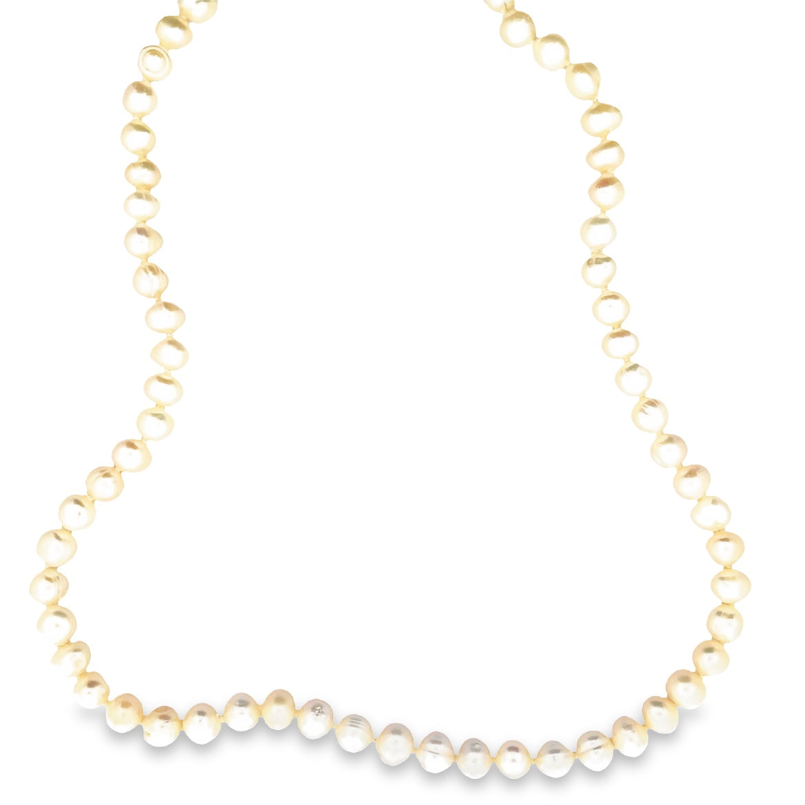 925 SILVER NECKLACE WHITE PEARL