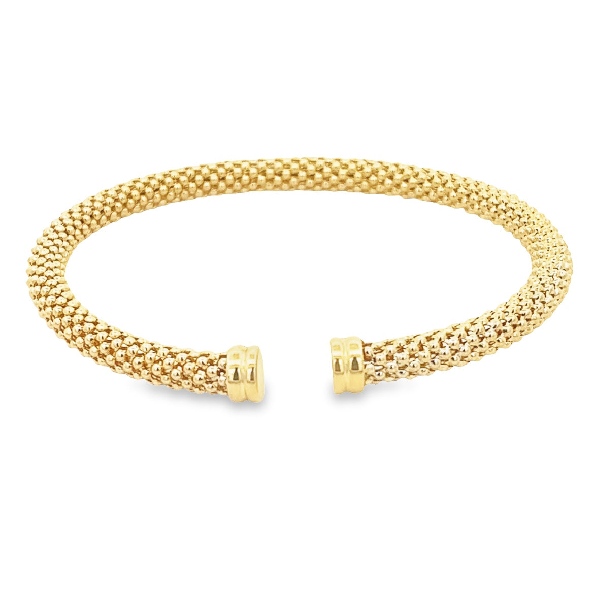 MESH BANGLE IN 14K YELLOW GOLD