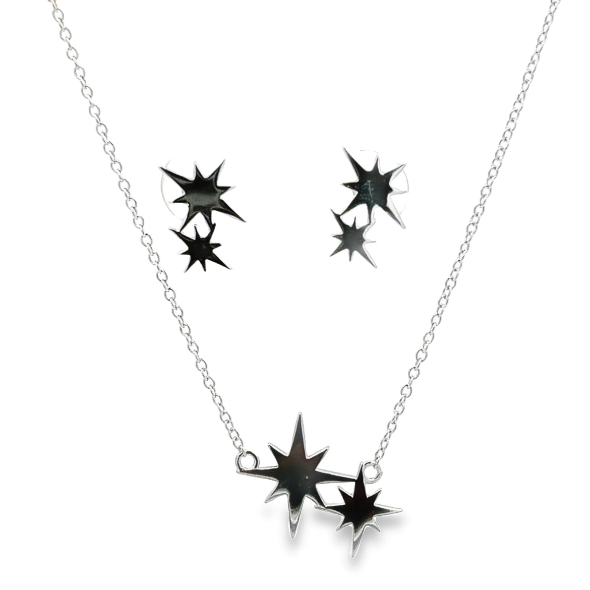 925 SILVER PLATED NORTHSTAR CHARM SET