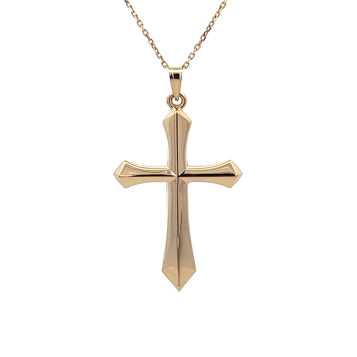 14K GOLD CROSS PENDANT