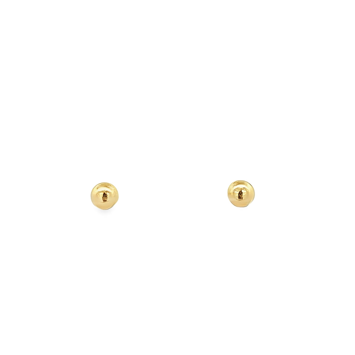 BALL EARRINGS IN 14K YELLOW GOLD