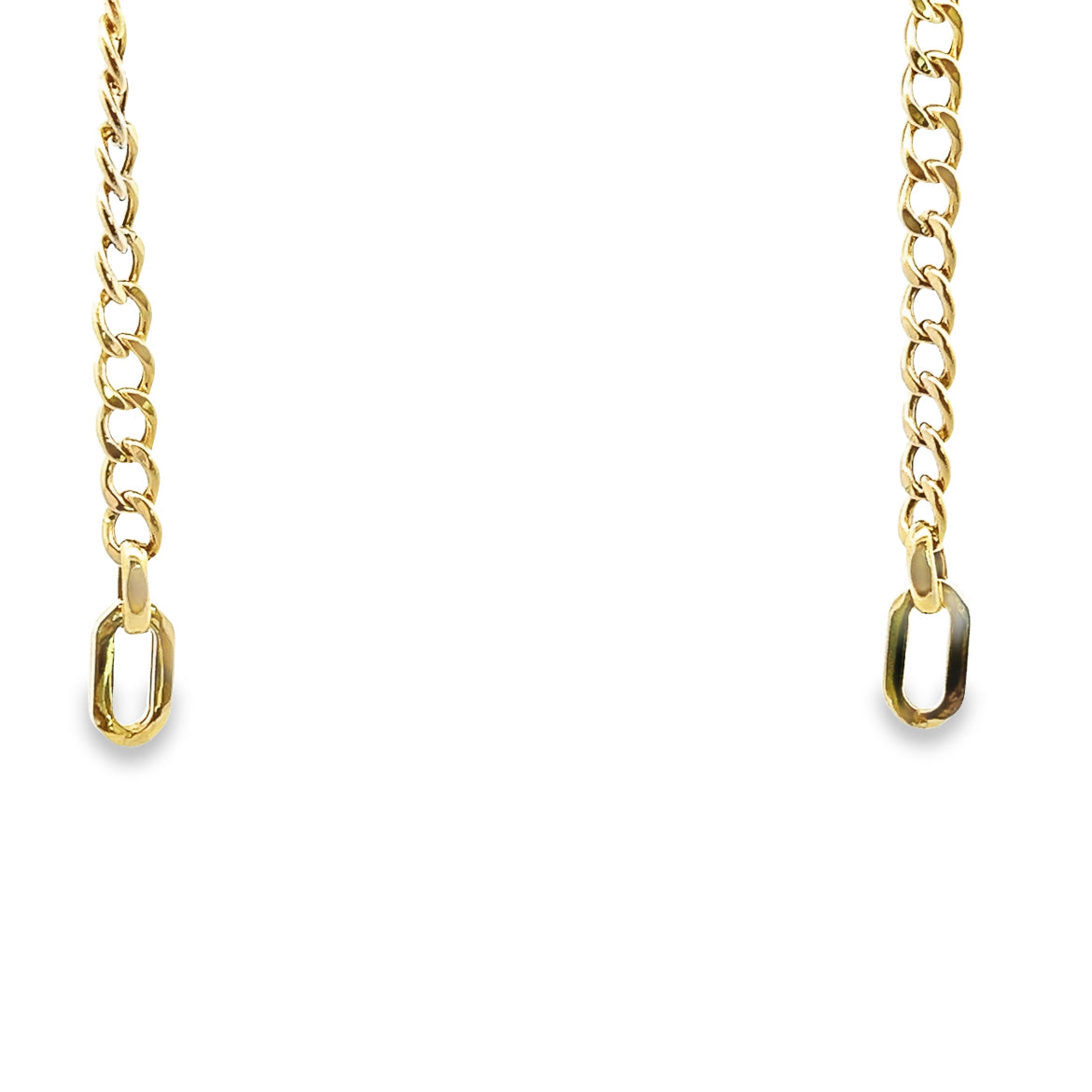 14K GOLD CUBAN LINK OPEN CHAIN