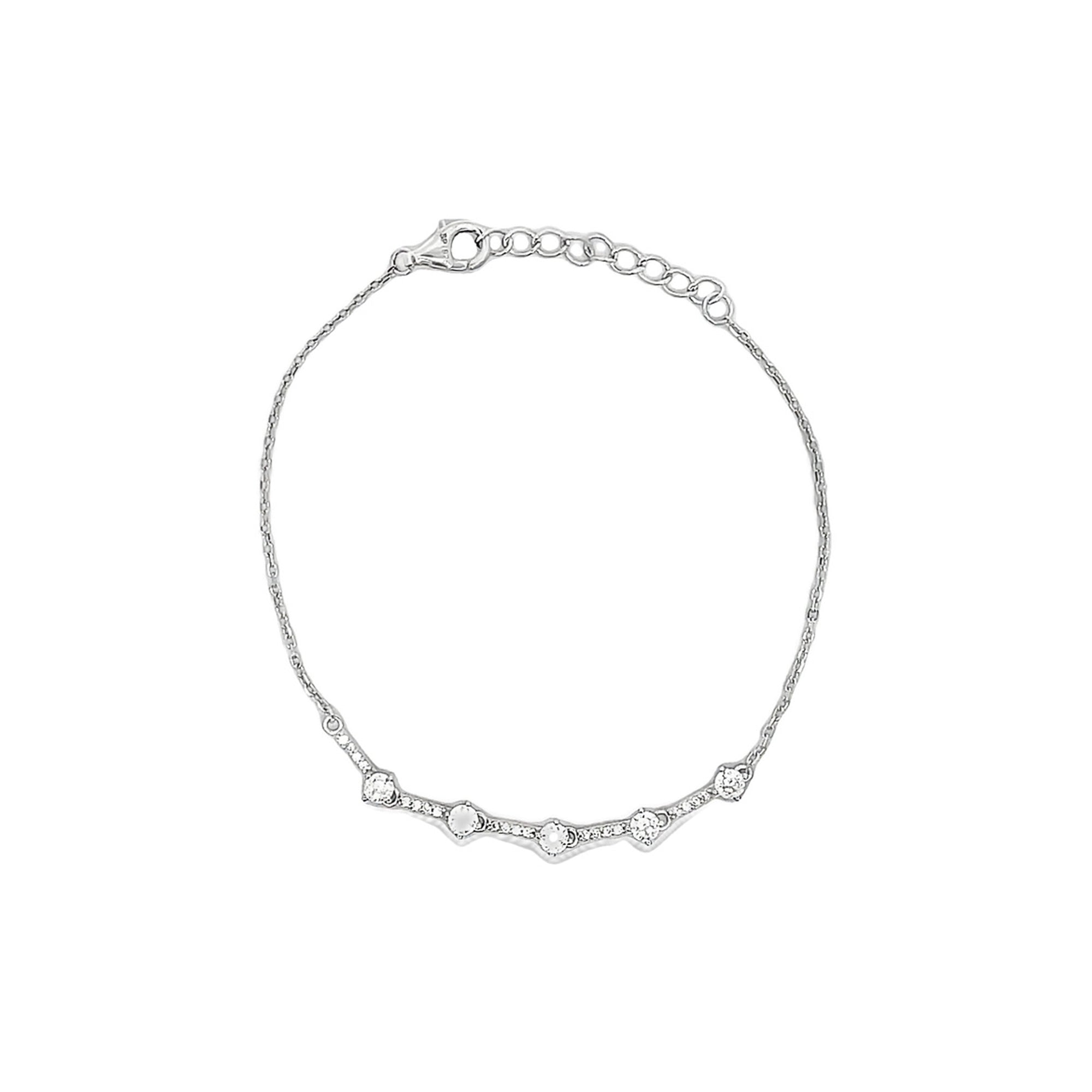 MOVABLE BAR BRACELET IN 925 SILVER