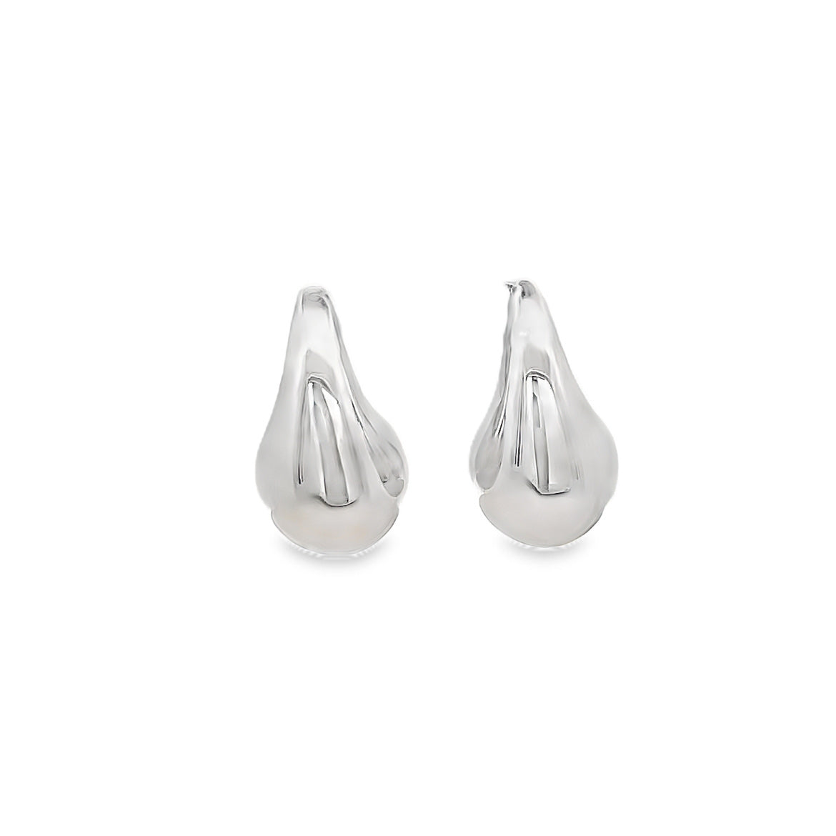 CONJUNTO DE PENDIENTES LAGRIMA EN PLATA 925, 23MM