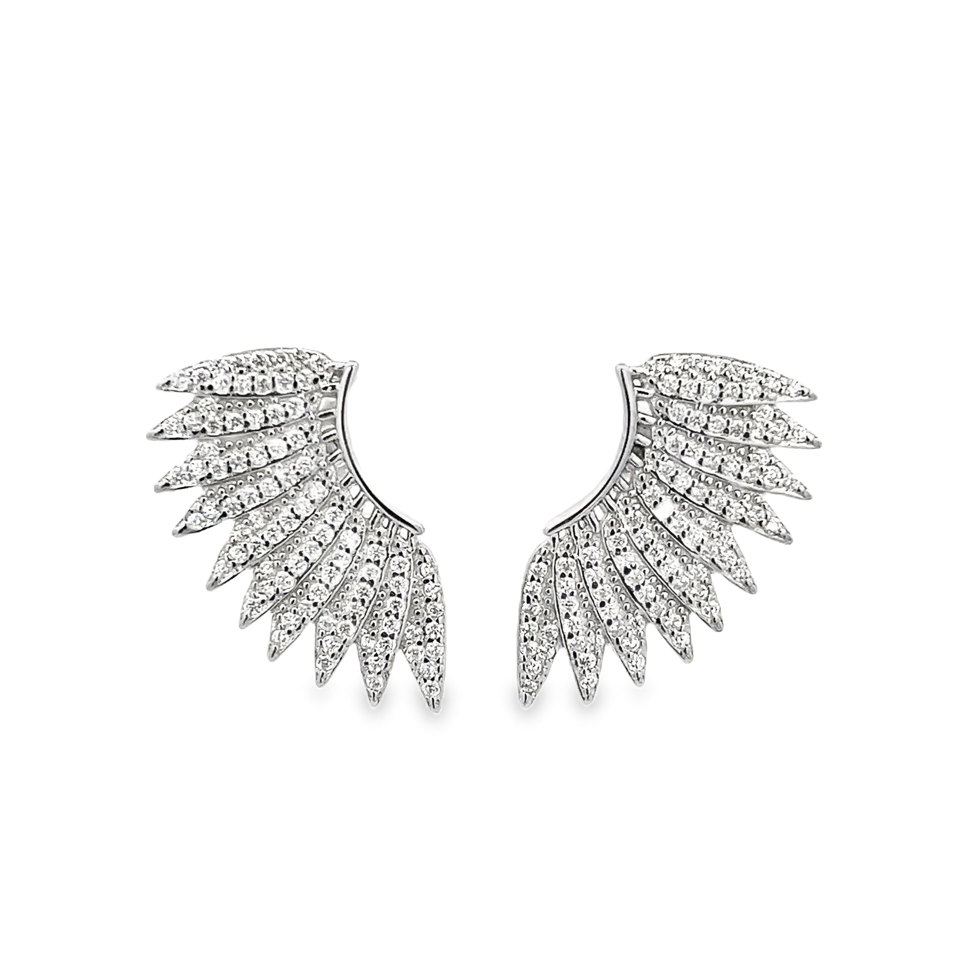 WINGS EARRINGS IN 925 SILVER