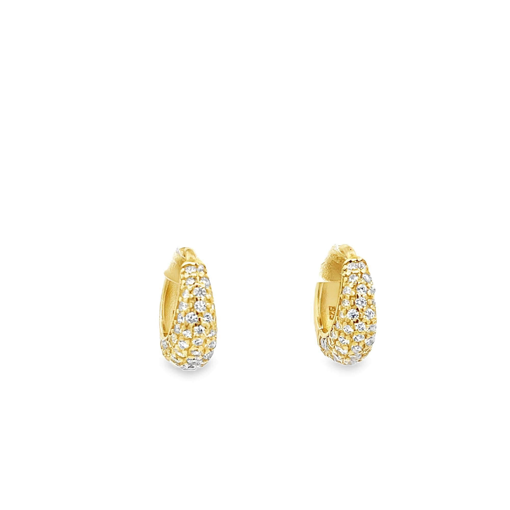 MINI HUGGIES EARRINGS IN 925 GOLD PLATED