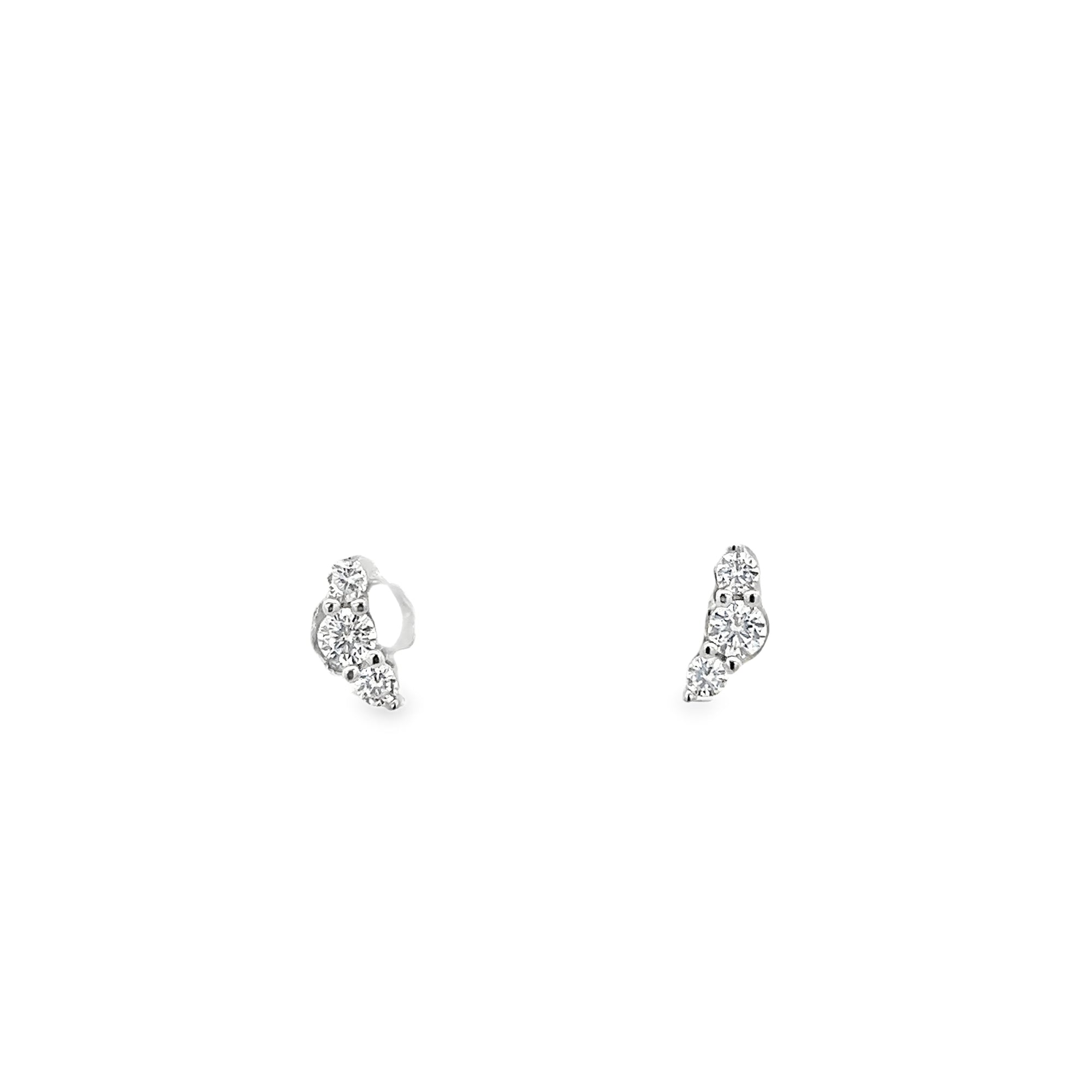 STUD EARRINGS IN 925 SILVER