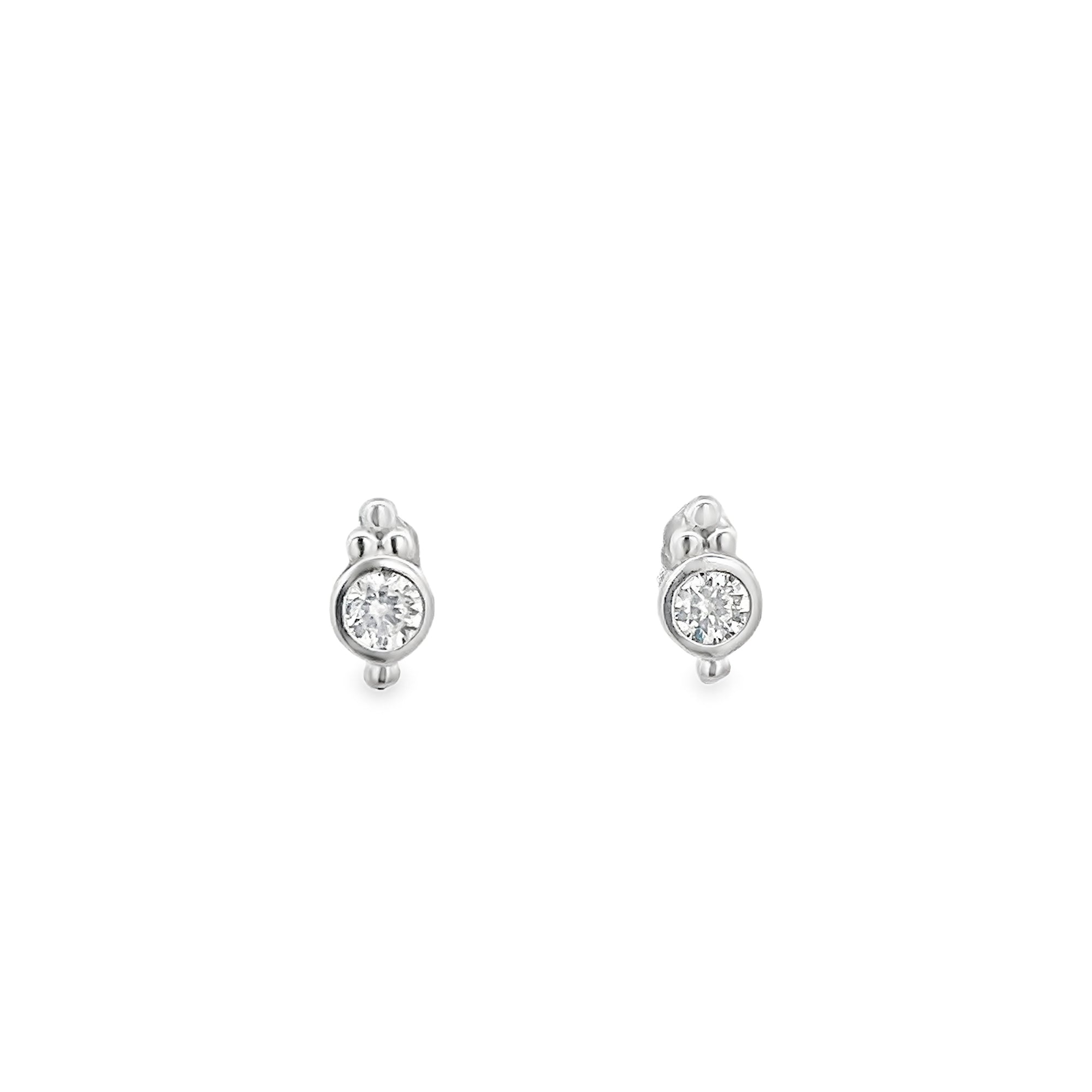 STUD EARRINGS IN 925 SILVER