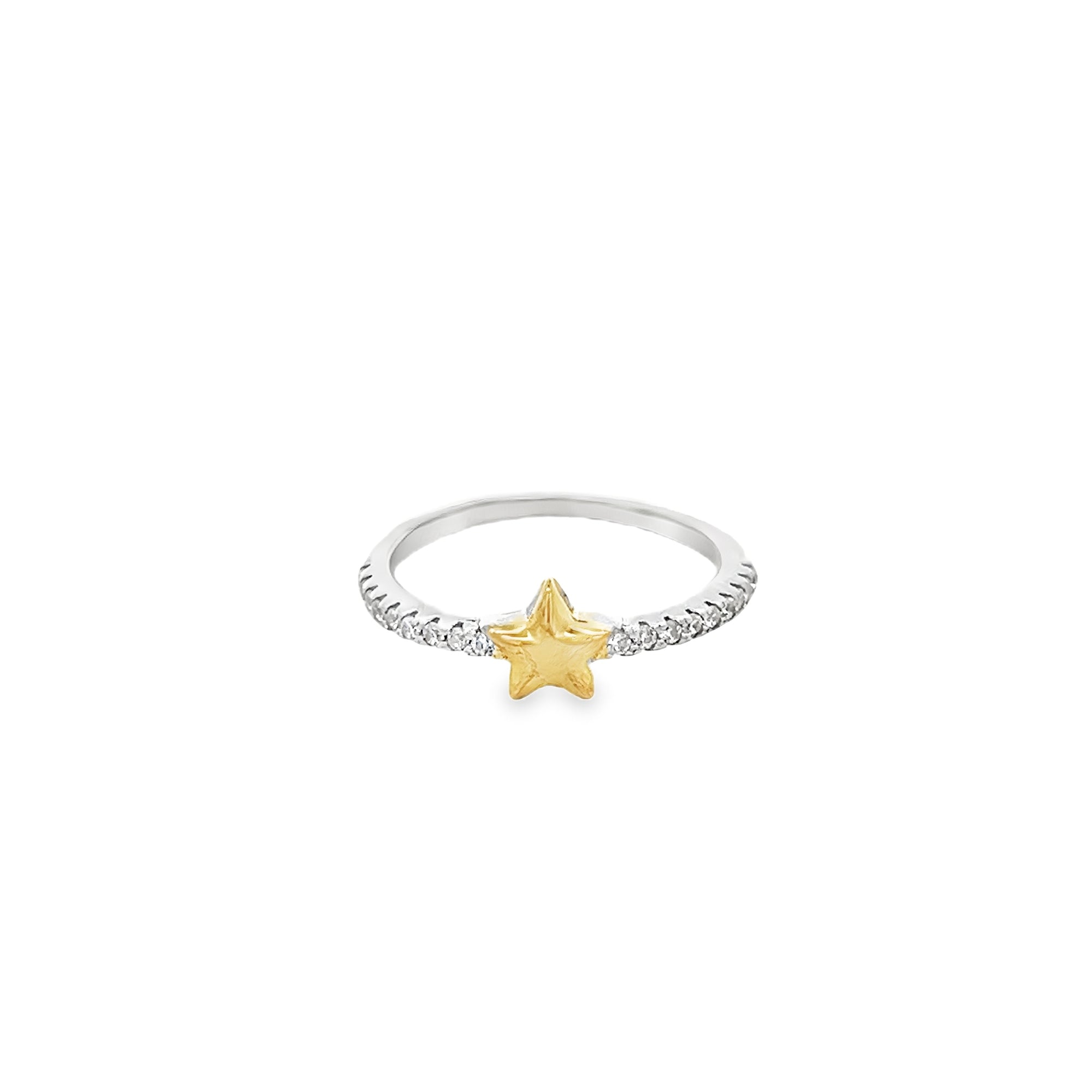 STAR RING IN 925 SILVER