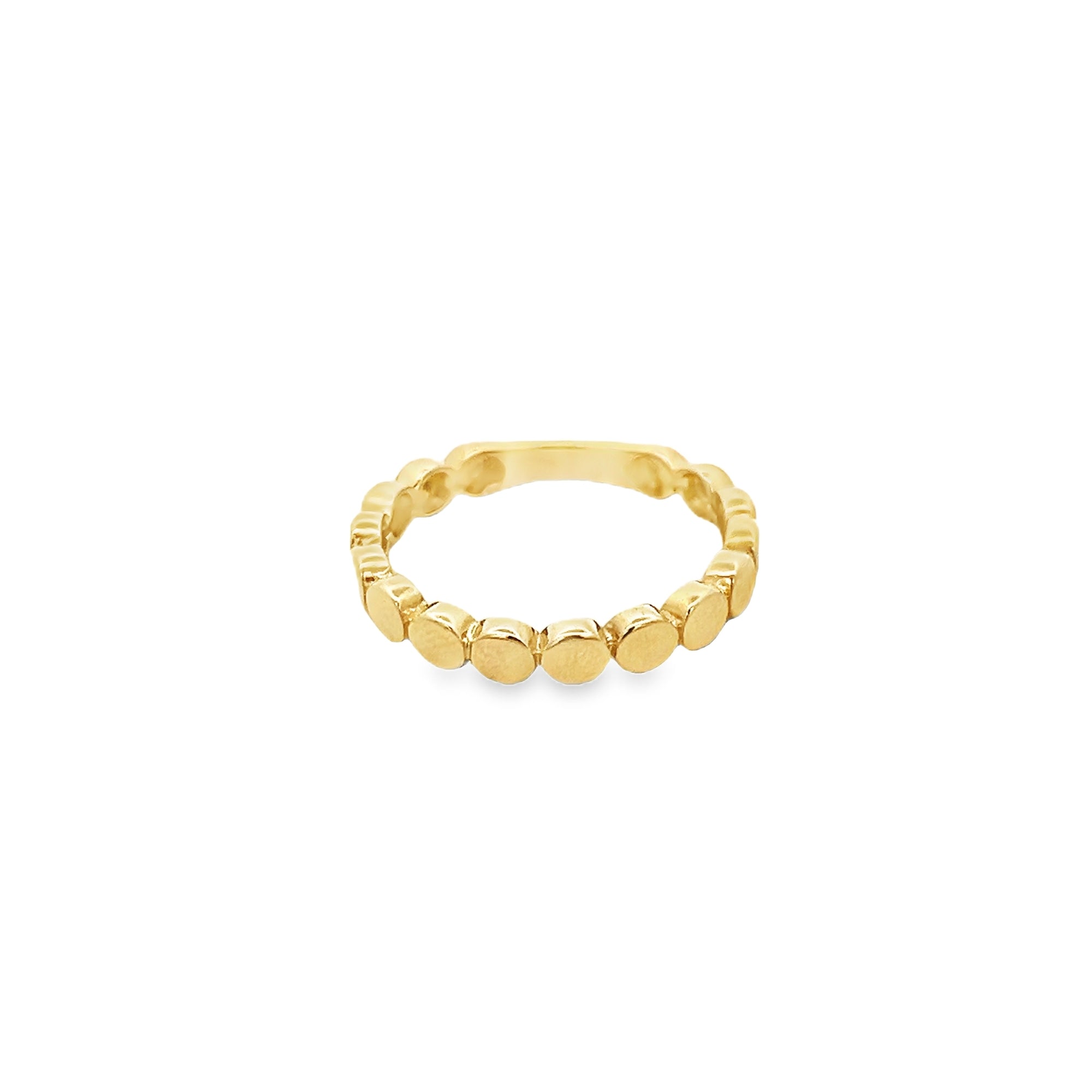 DOTS RING IN 14K YELLOW GOLD