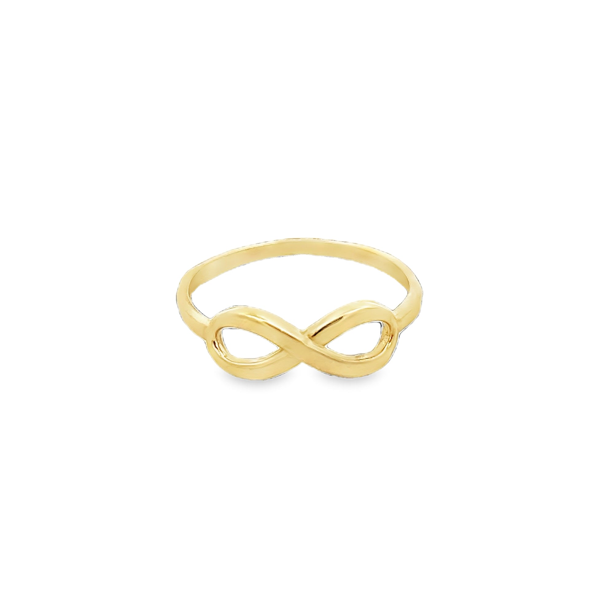 INFINITY RING IN 14K YELLOW GOLD