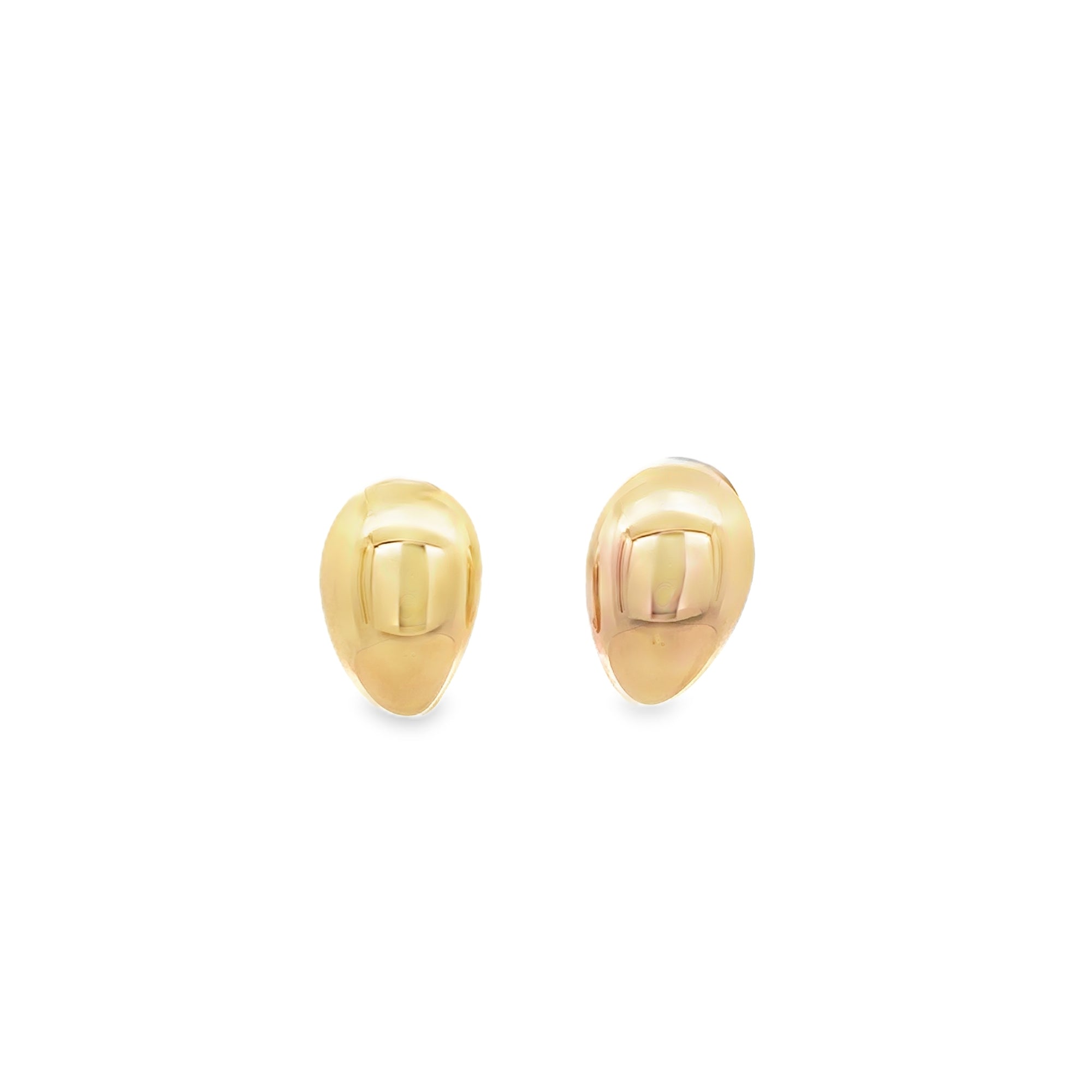 DOME DROP JACKET EARRINGS IN 14K YELLOW GOLD