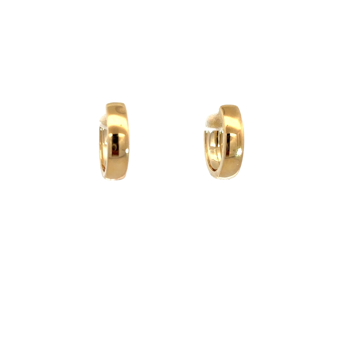 CLASSIC HUGGIES SET IN 14K YELLOW GOLD