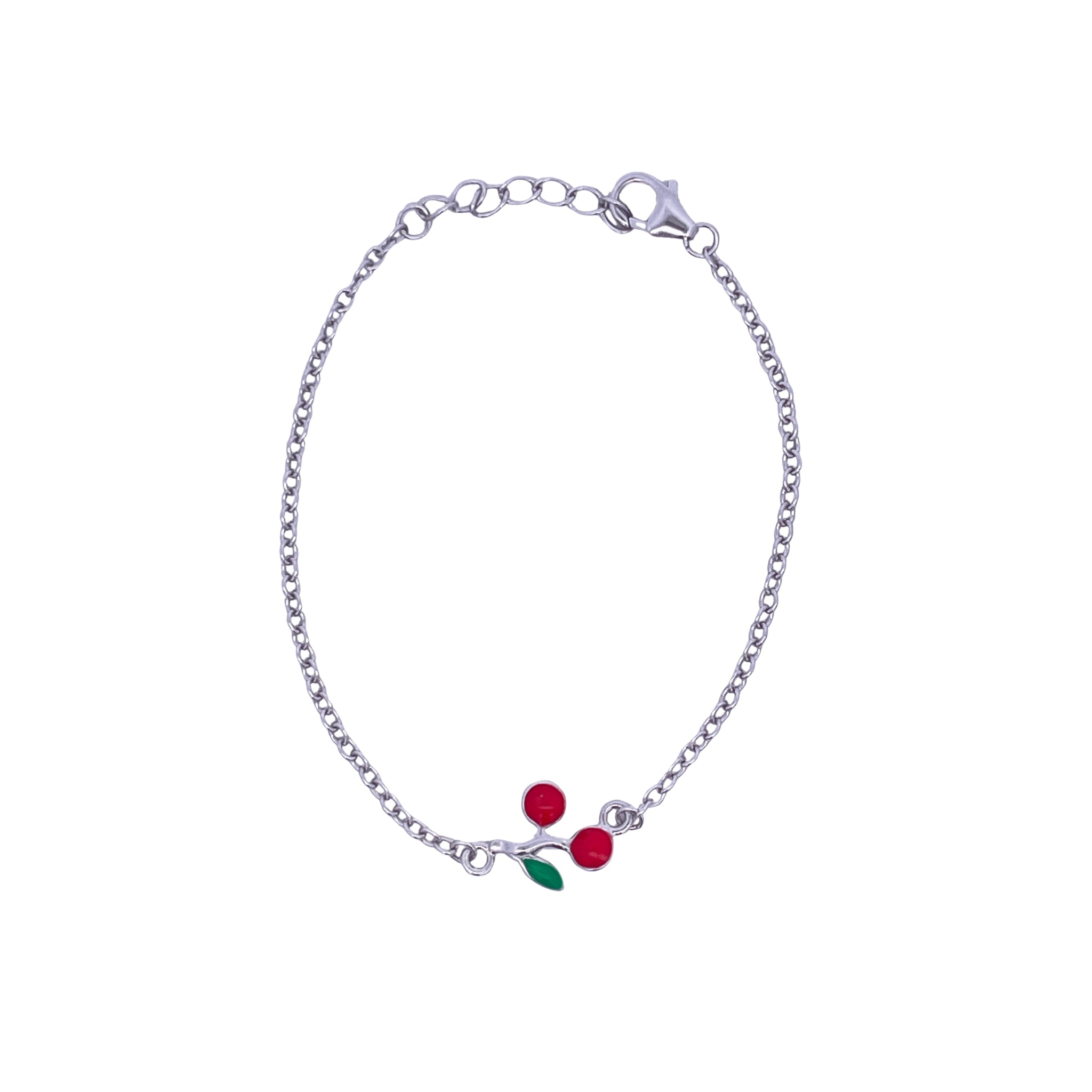 925SL SOLITARY CHERRIES BRACELET