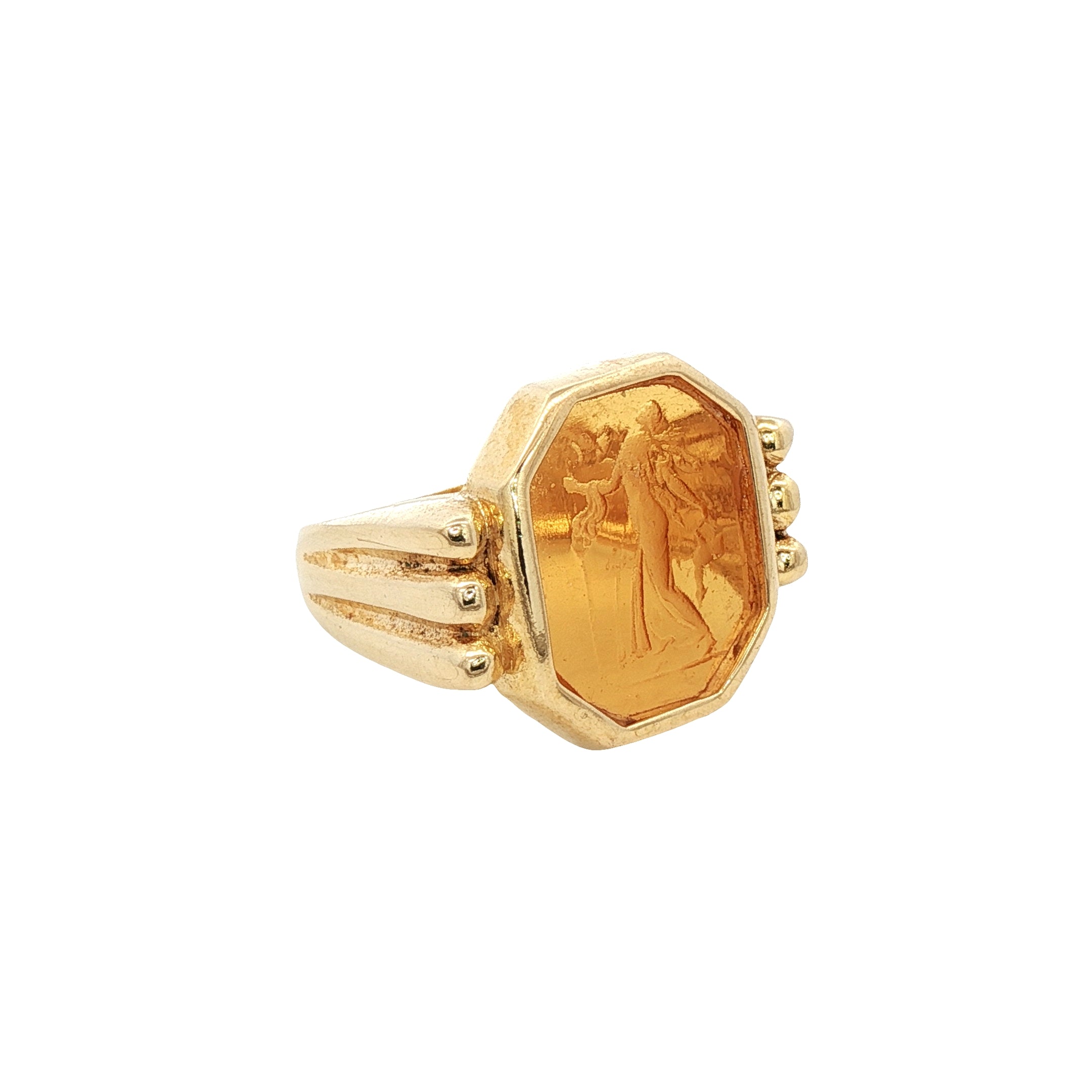 925YG MUSE AMBAR RING T7.5