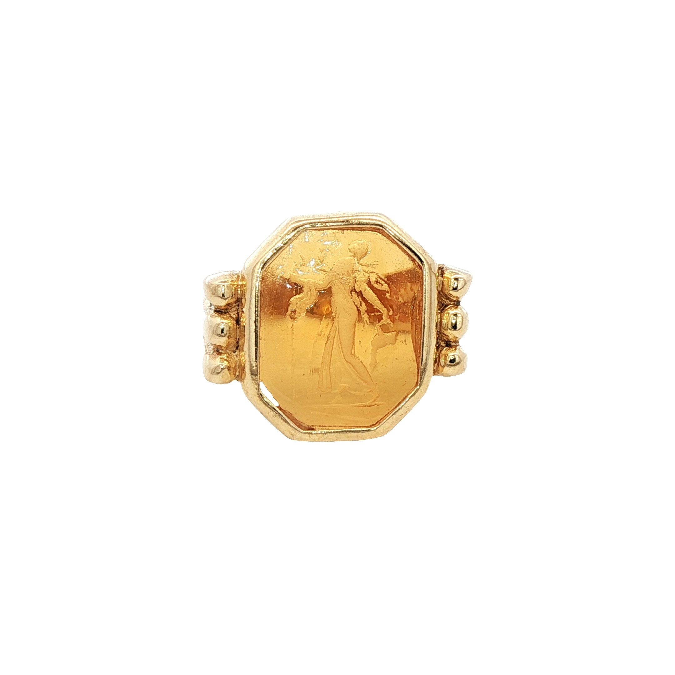 925YG MUSE AMBAR RING T7.5