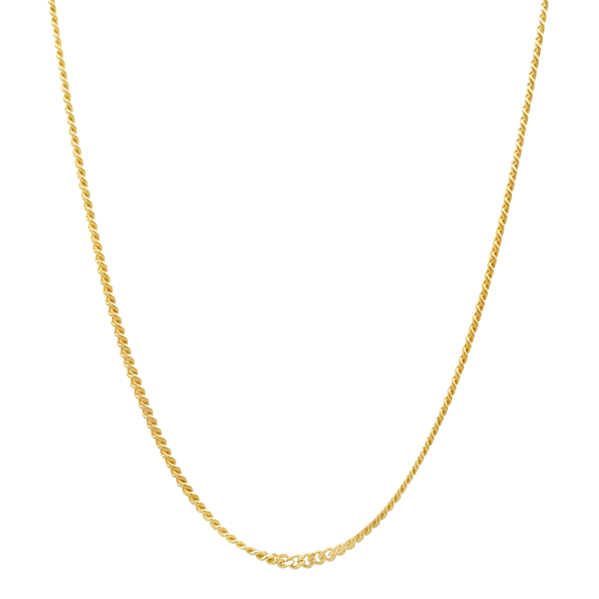 14KY CURBAN SMALL 22 INCH CHAIN - C'SANTOS