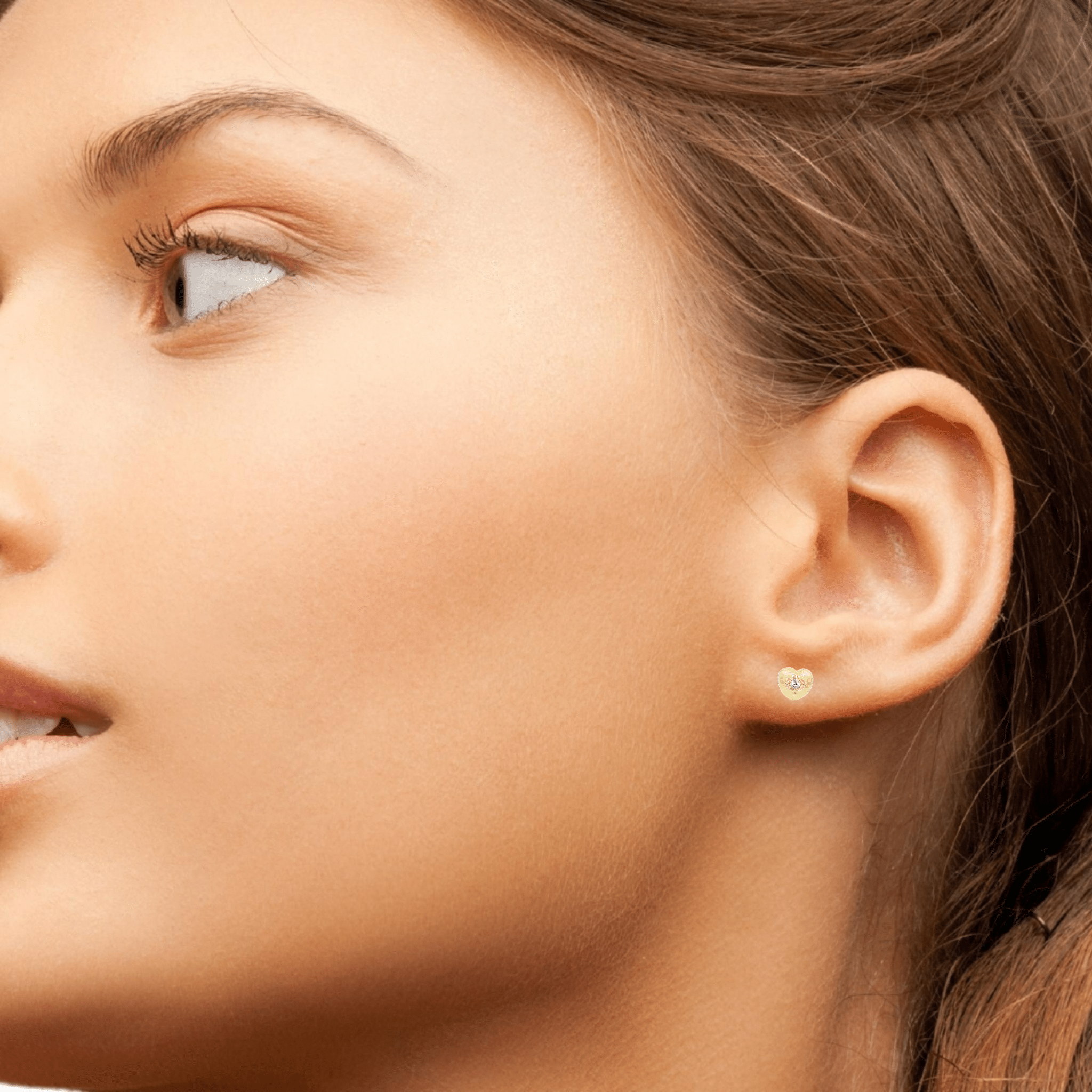 14KY HEART PIERCING - C'SANTOS