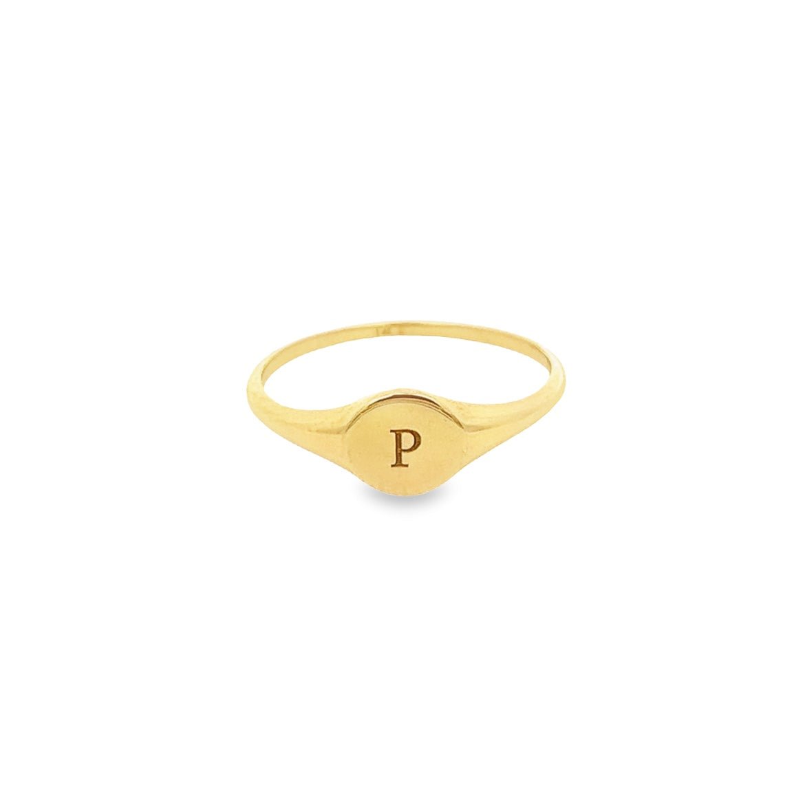 14KY RING LETTER P - C'SANTOS