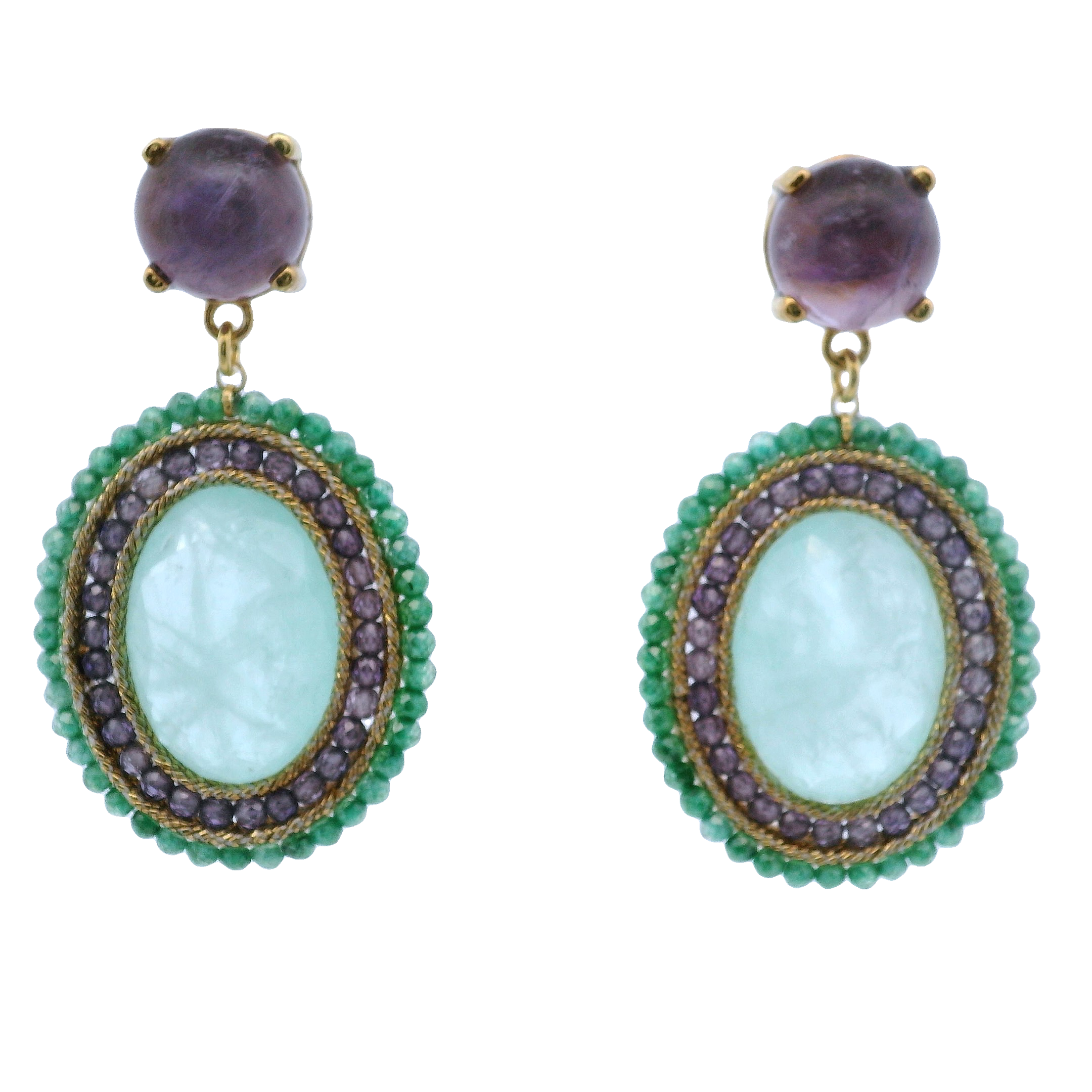925GG ZIRNI AMETISTA EARRINGS