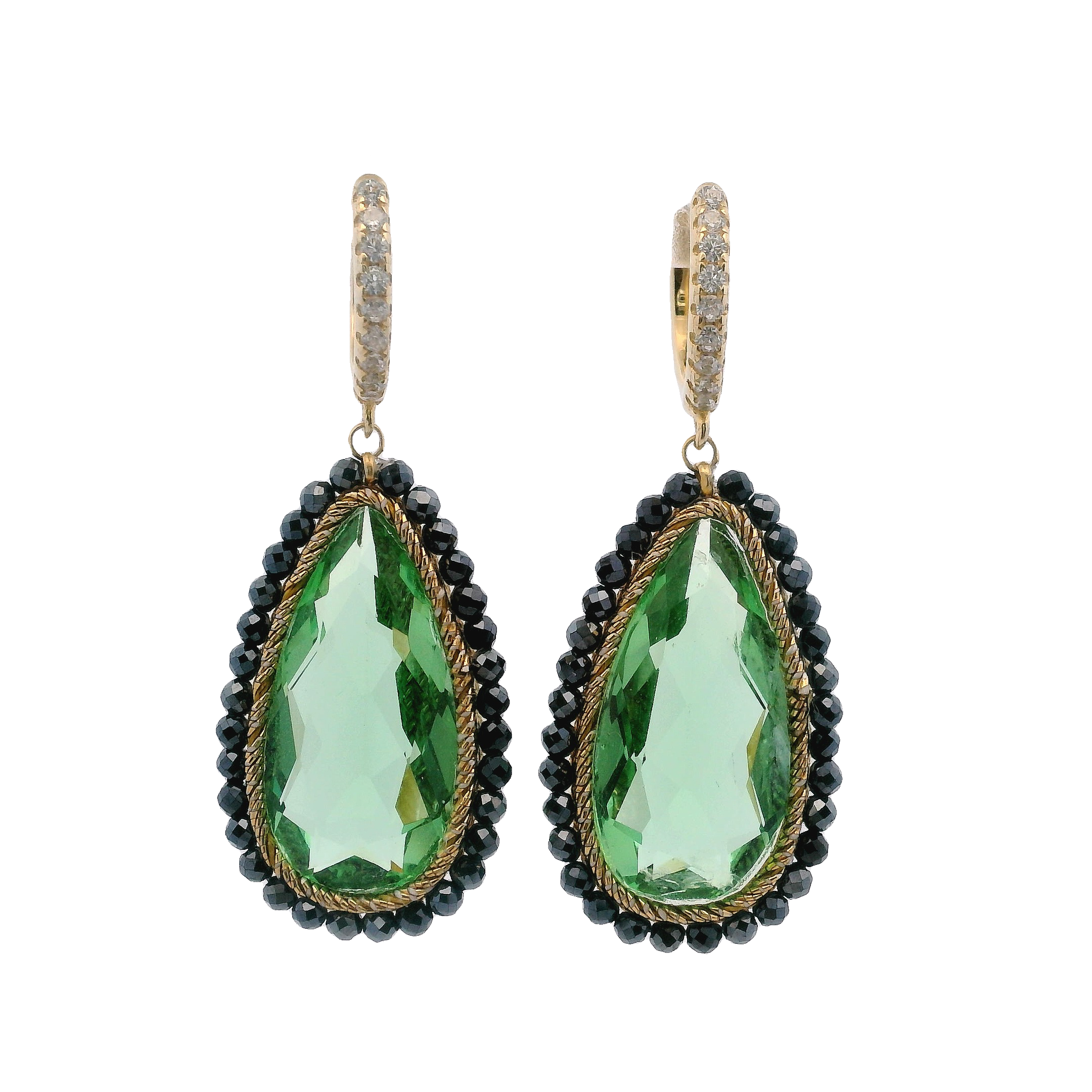 925GG FLAT ZIRNI IDRO EARRINGS