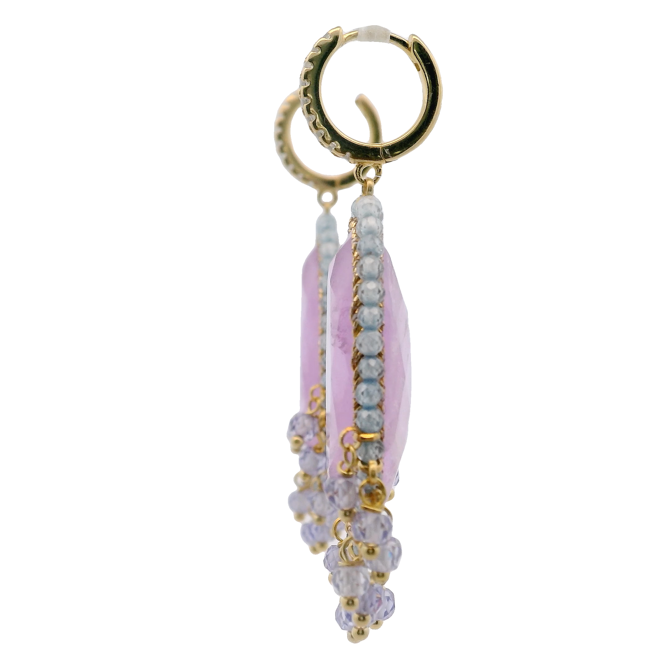 925GG LILLA ZIRC CELESTE EARRINGS