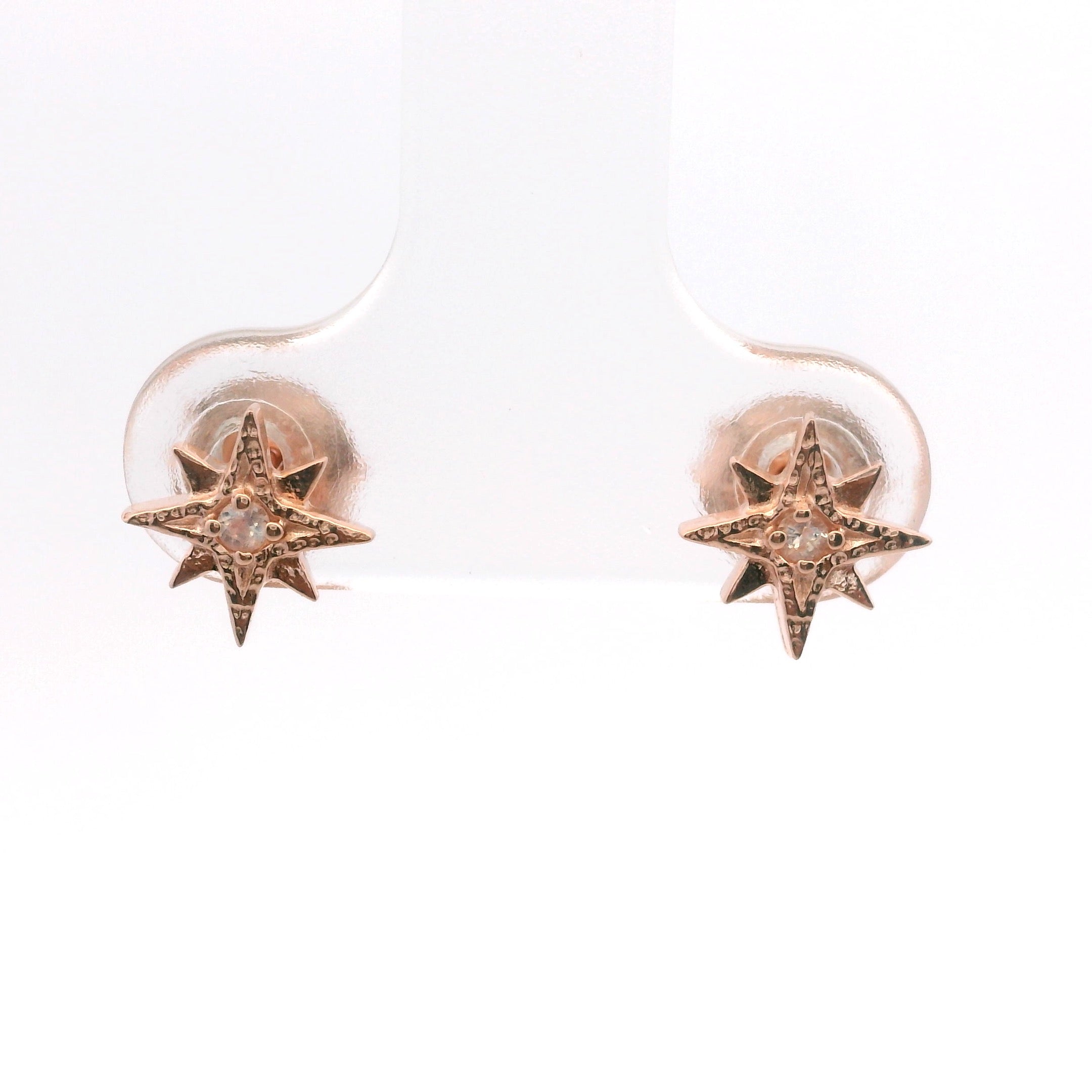 925RG NORT STAR MOOSTONE EARRINGS
