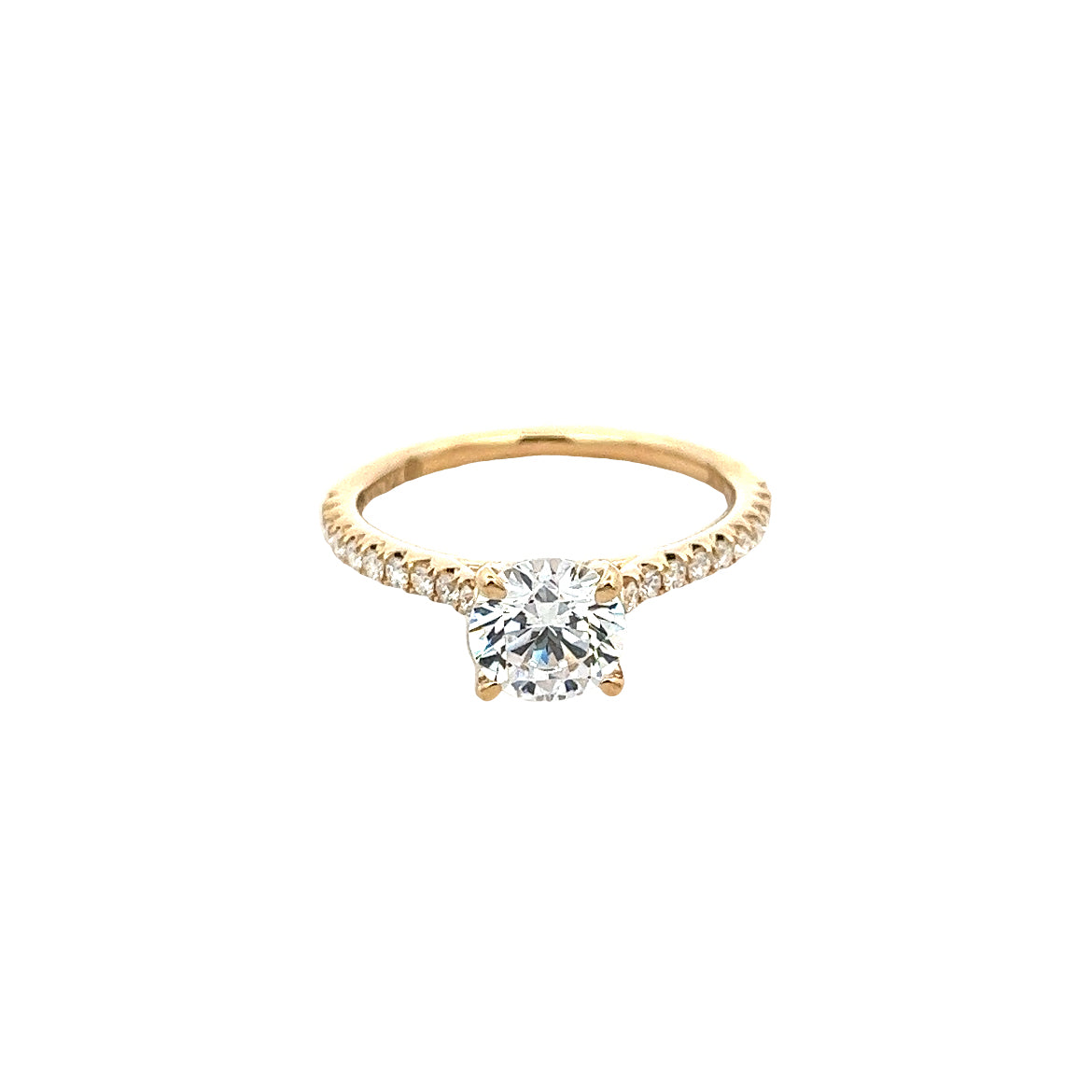 D0.30CT 14KY MONTURA MICROPRONG T6.5 DC 1.00CT RD